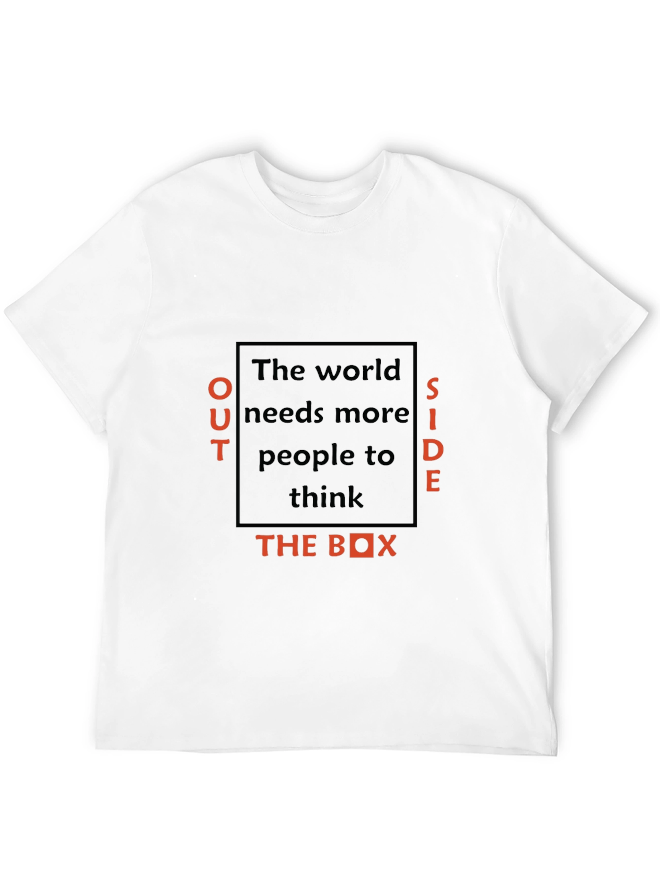 Think Outside the Box Black T-Shirt