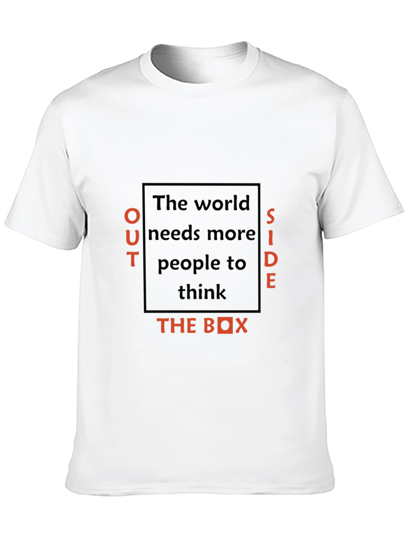 Think Outside the Box Black T-Shirt