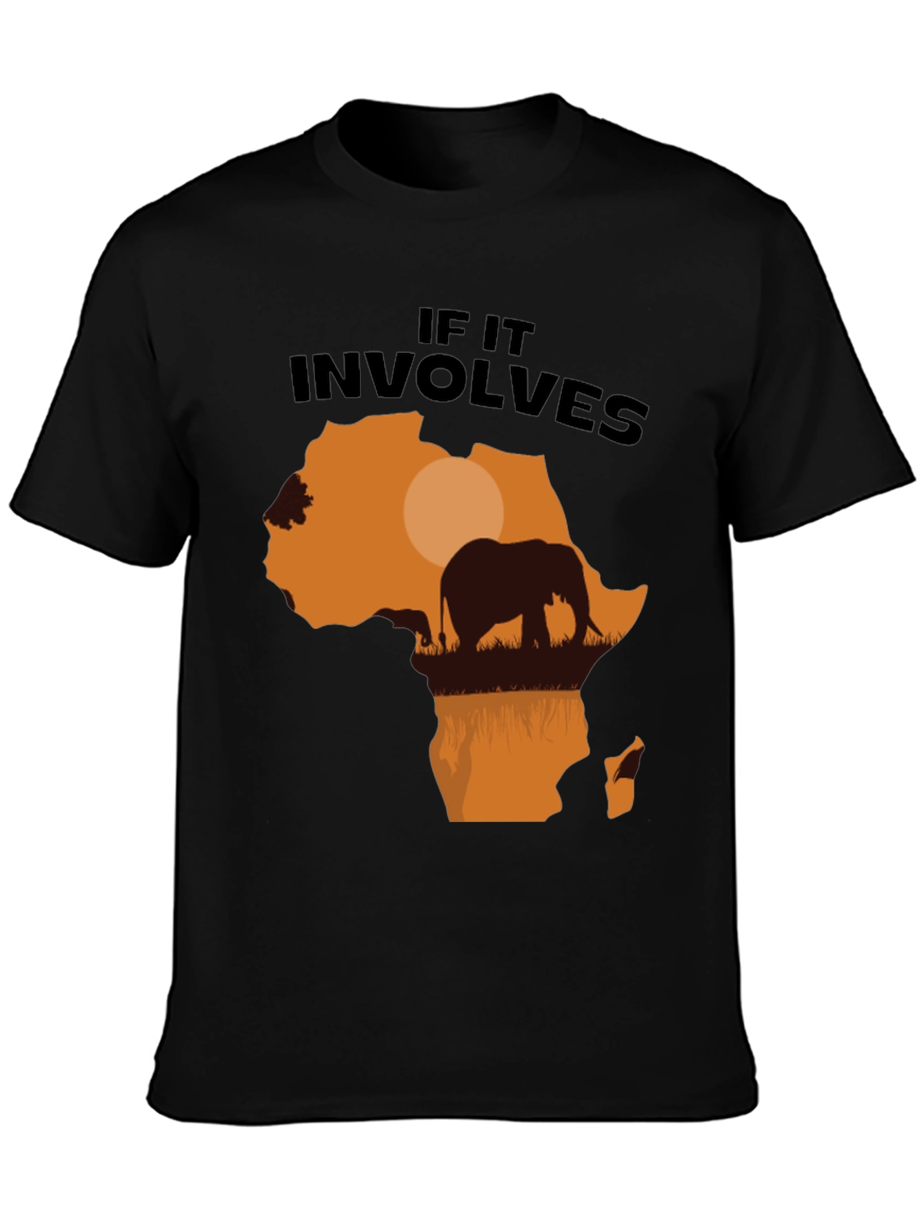 Africa Elephant Graphic T-Shirt - Nature Lover Tee