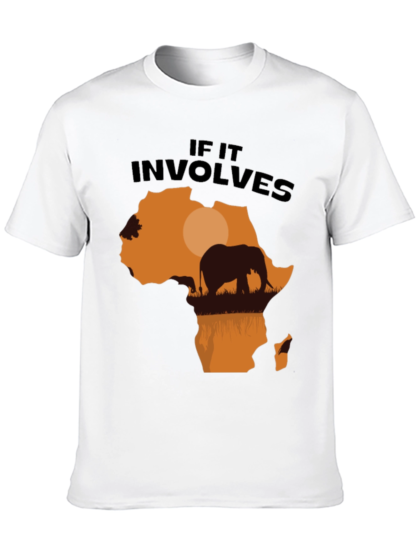 Africa Elephant Graphic T-Shirt - Nature Lover Tee