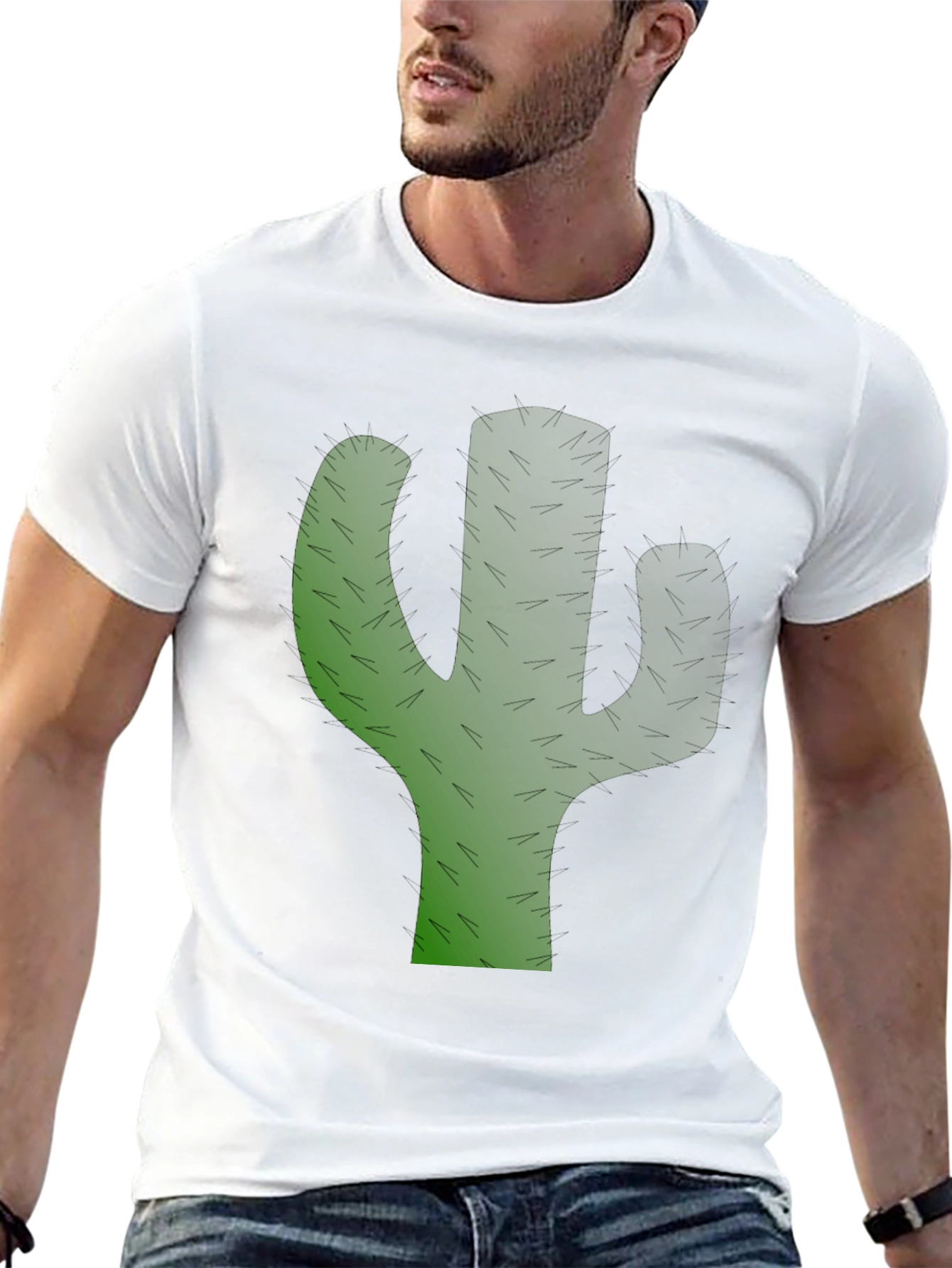 Cactus Graphic Tee - Trendy Menswear