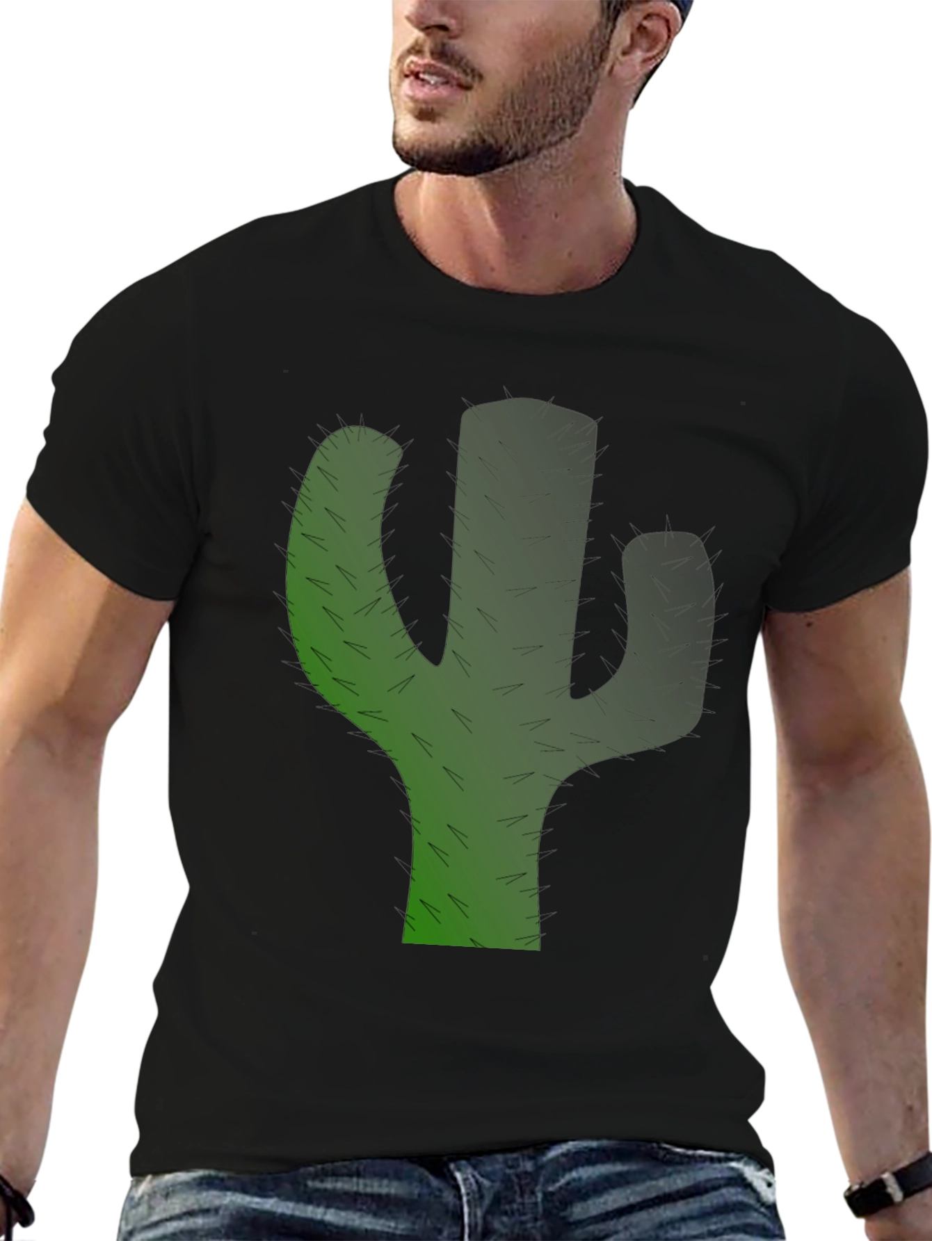 Cactus Graphic Tee - Trendy Menswear