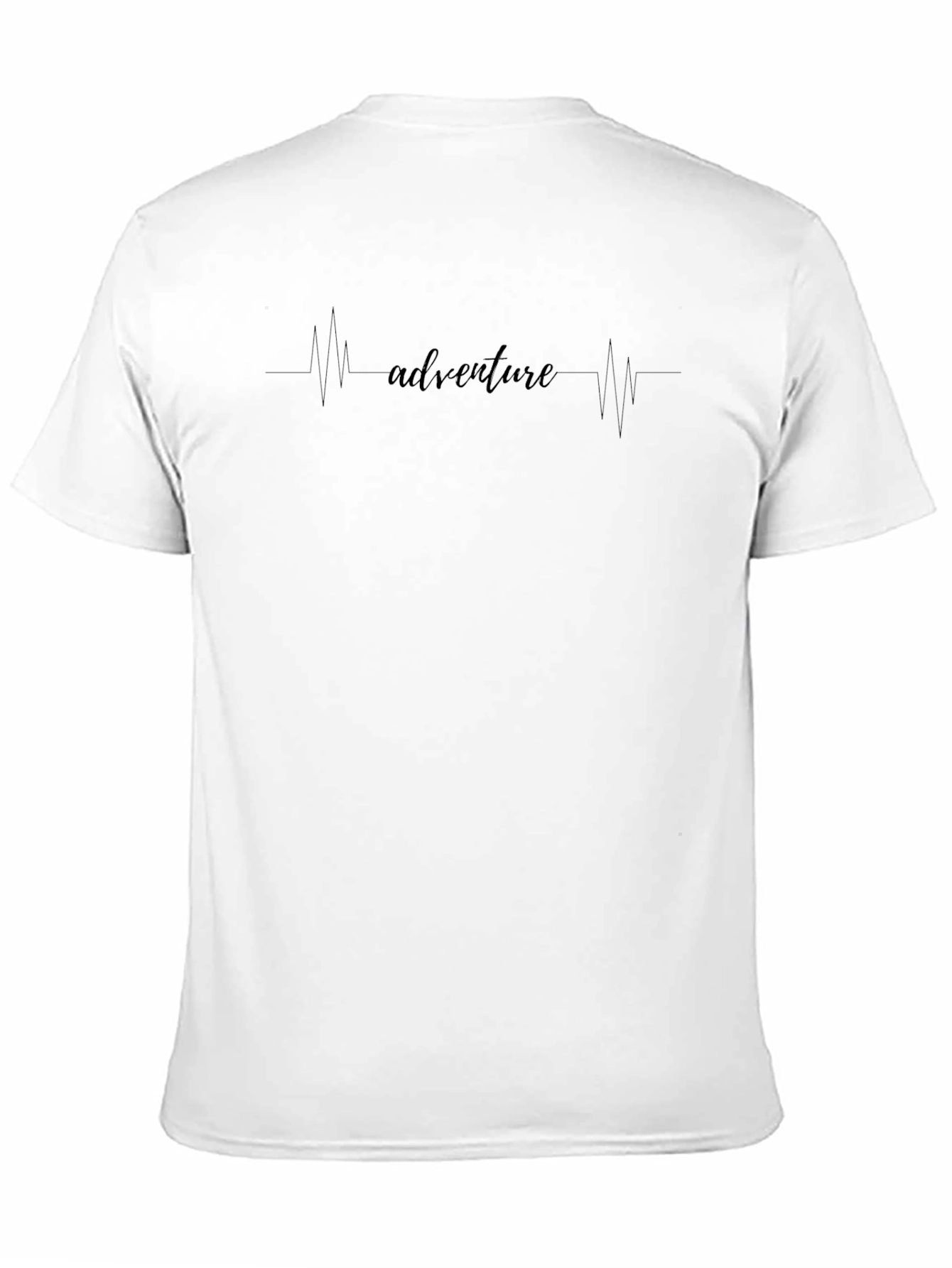 Adventure Heartbeat Tee - Black Graphic T-Shirt