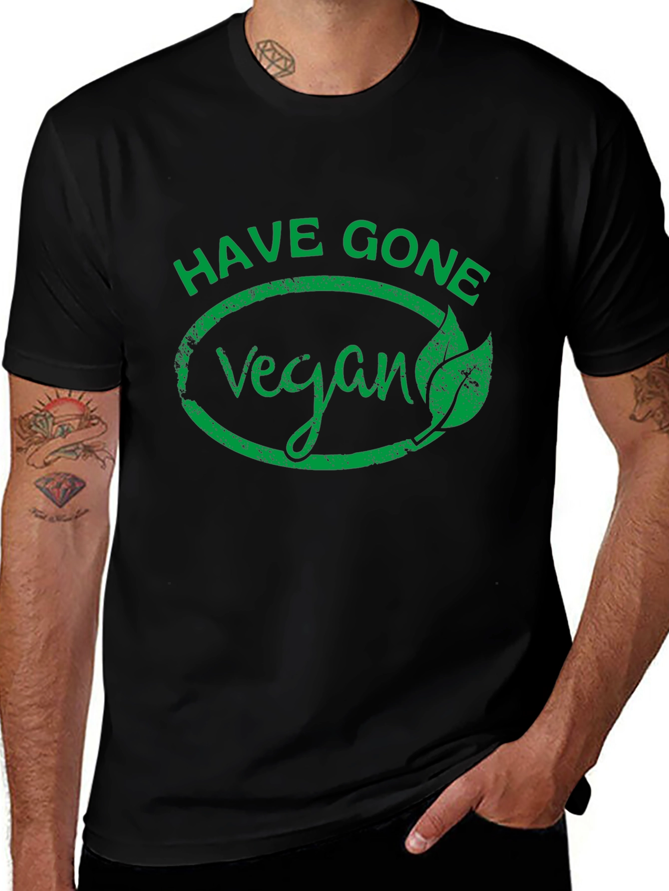 Have Gone Vegan T-Shirt - Black