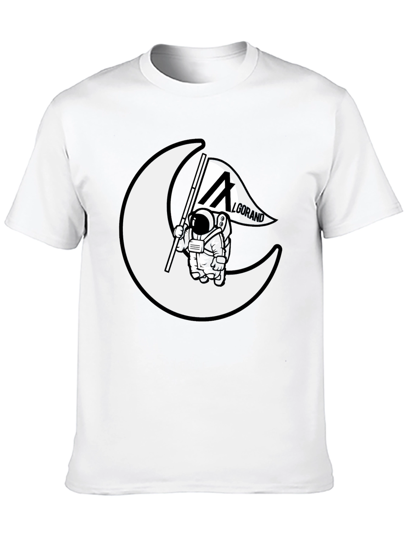 Algorand Astronaut T-Shirt - Black Cotton Tee