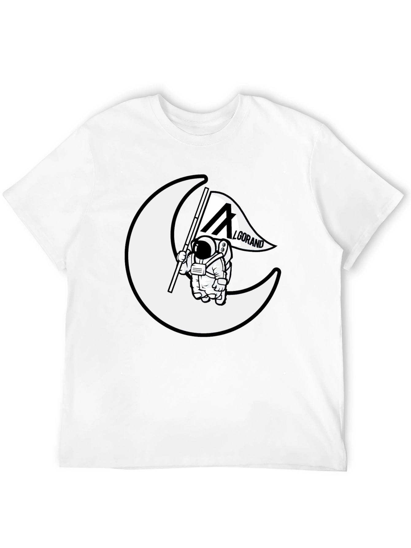 Algorand Astronaut T-Shirt - Black Cotton Tee