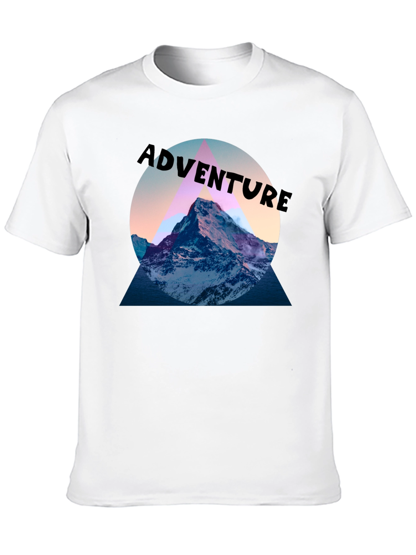 Adventure Mountain Graphic Tee - Black
