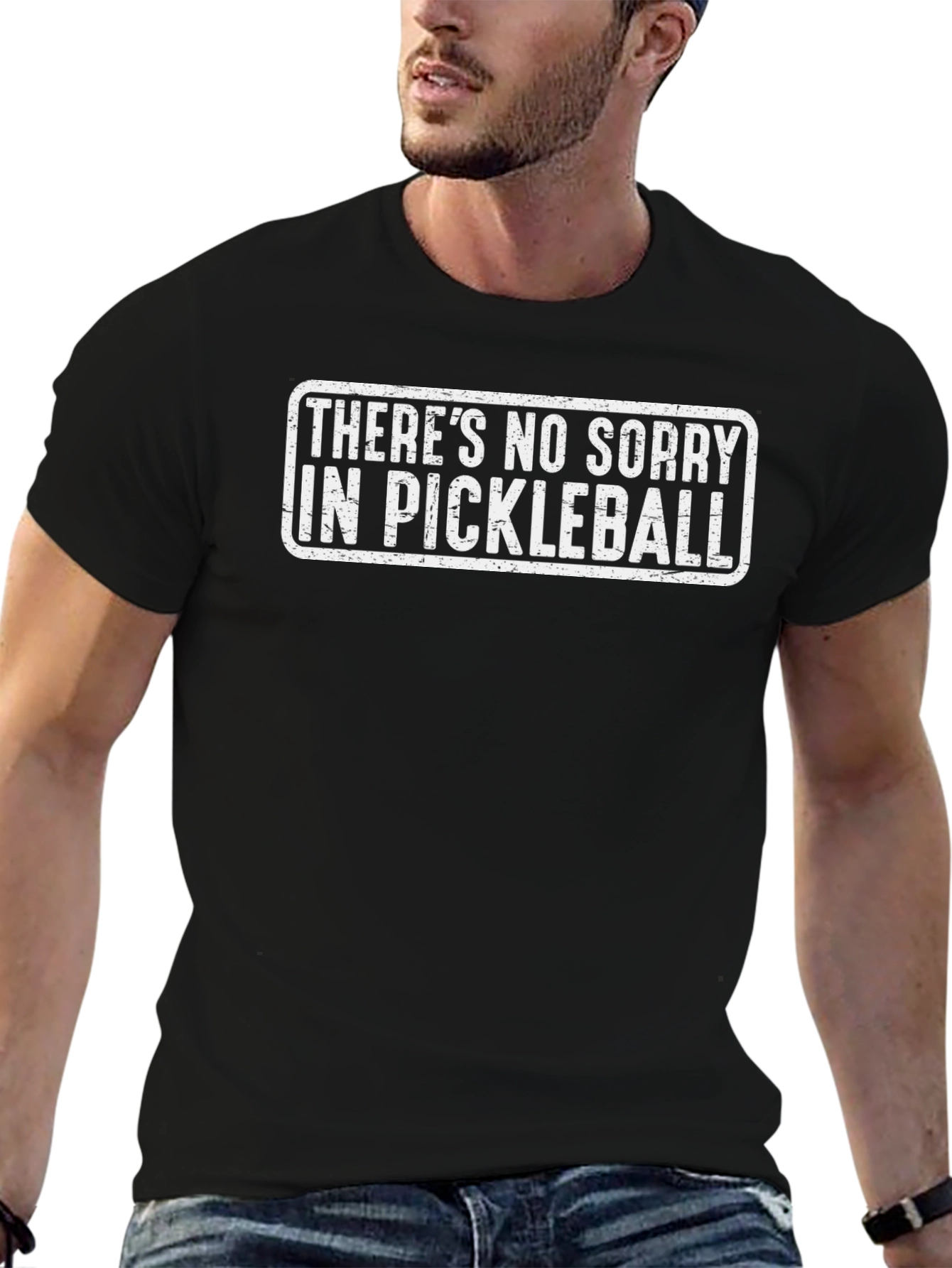 Funny Pickleball T-Shirt - No Sorry Design