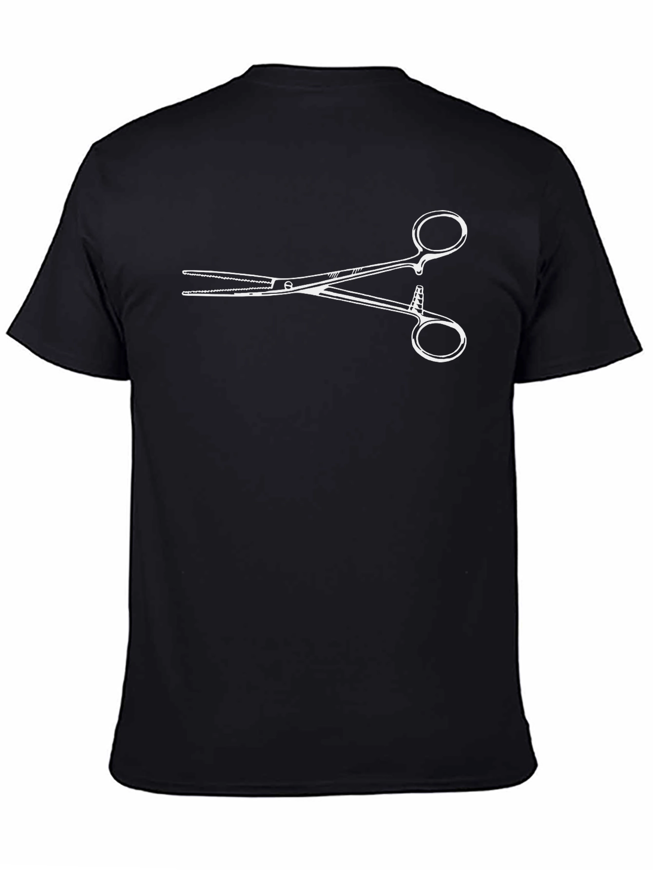 Surgical Instrument Graphic T-Shirt - Black Cotton Tee