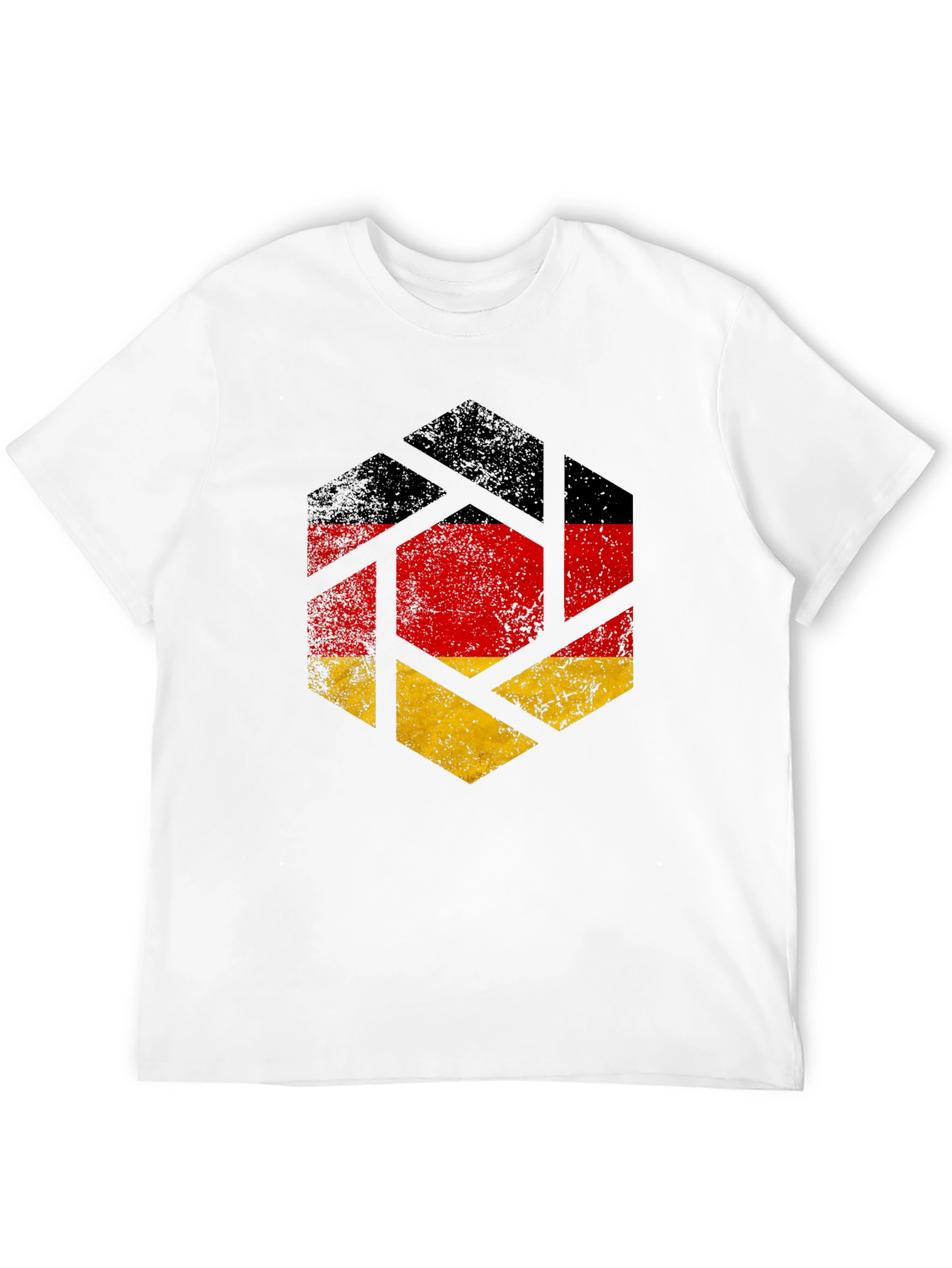 German Flag Hexagon T-Shirt