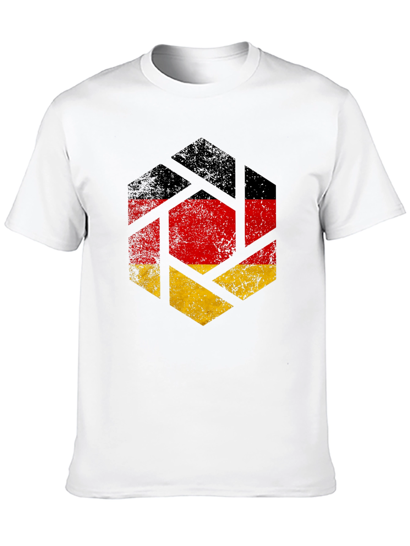 German Flag Hexagon T-Shirt
