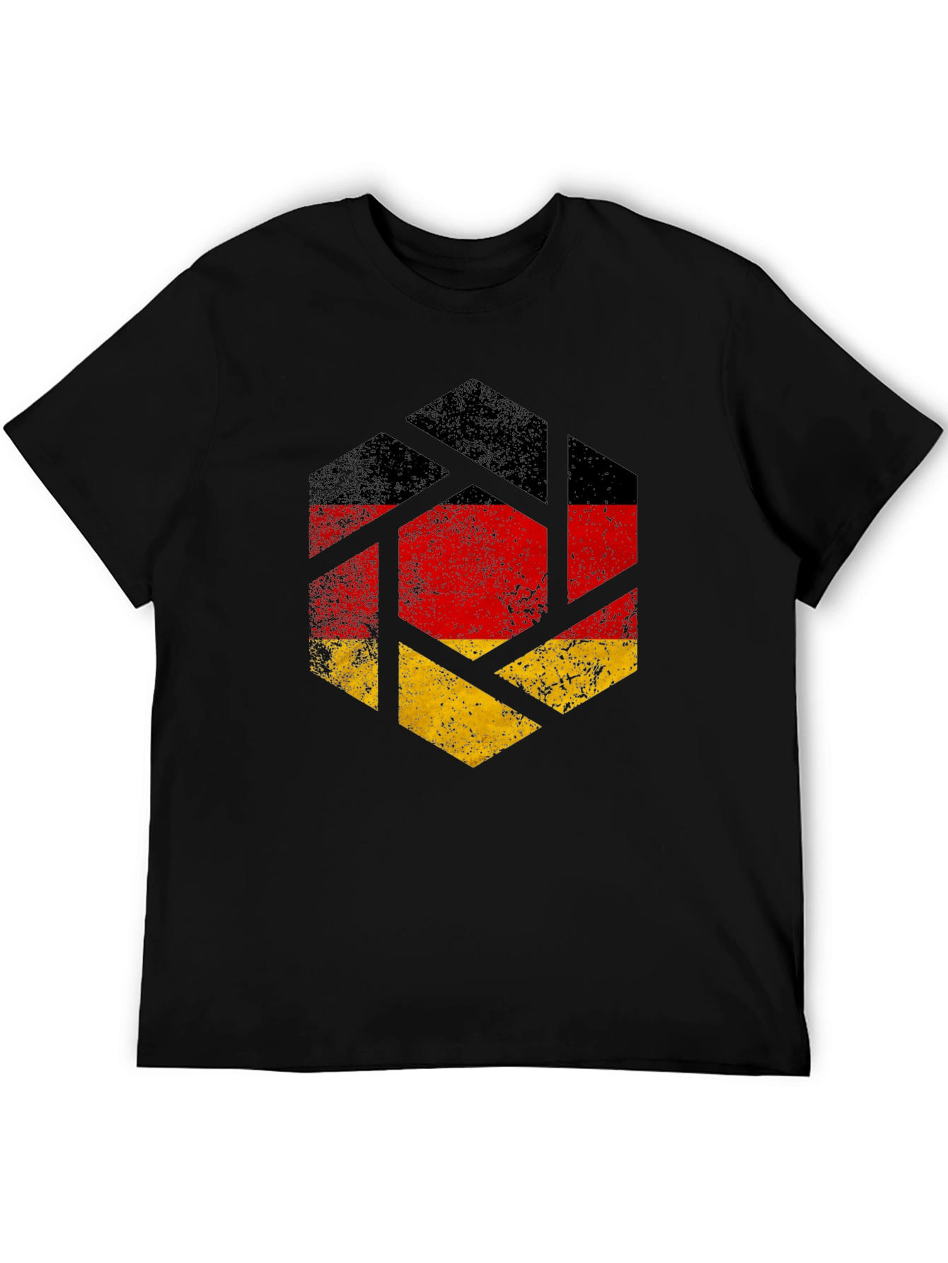 German Flag Hexagon T-Shirt