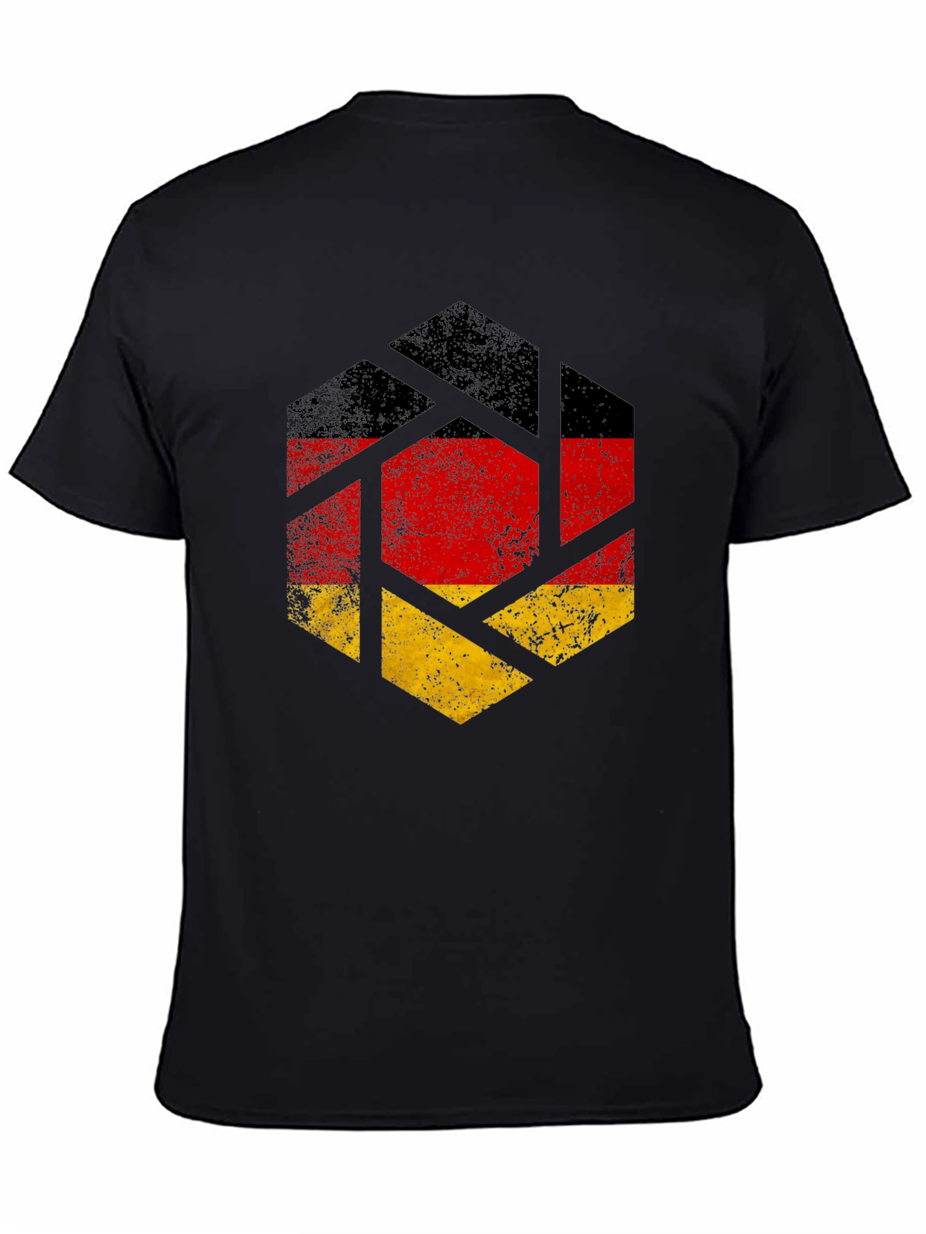 German Flag Hexagon T-Shirt