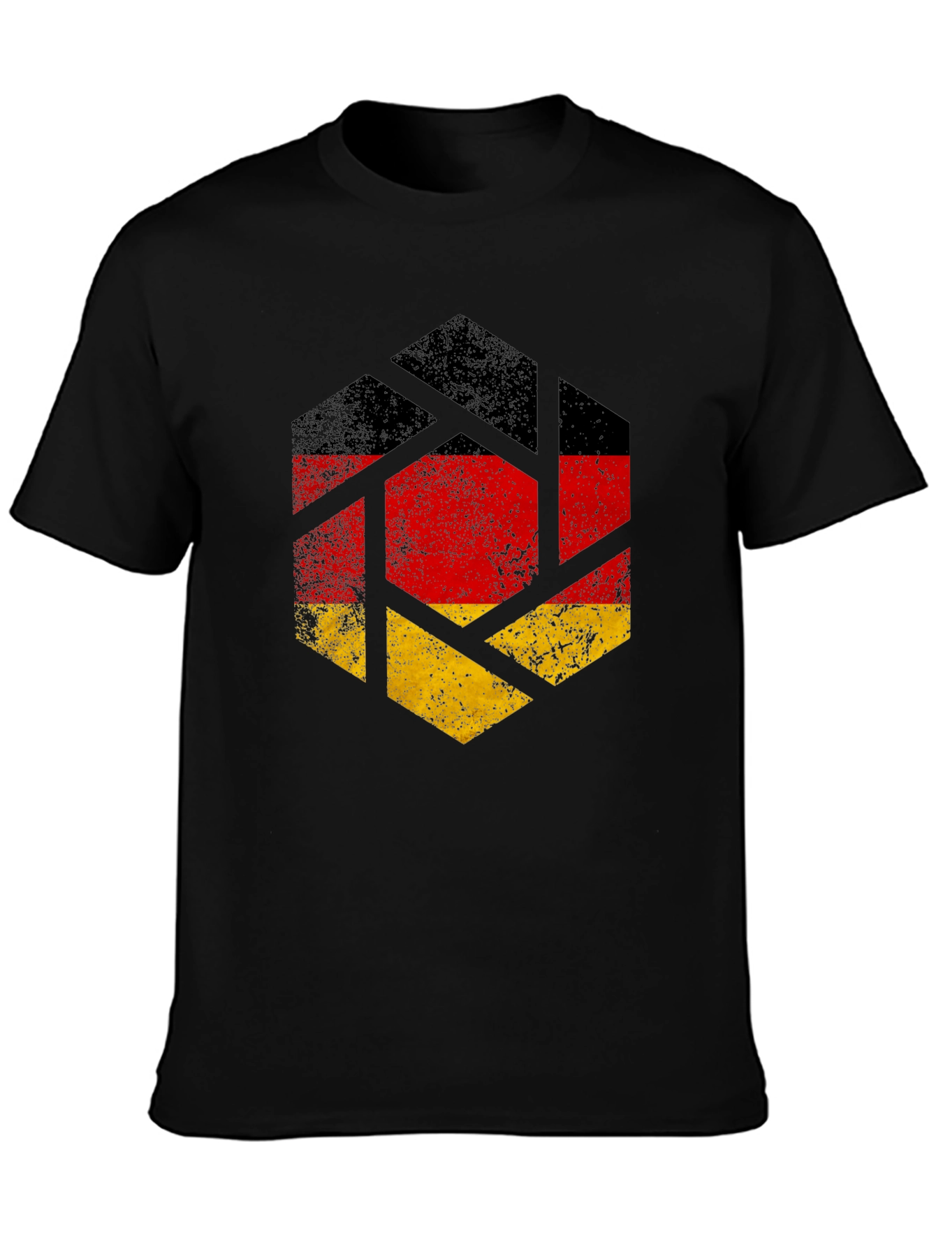 German Flag Hexagon T-Shirt