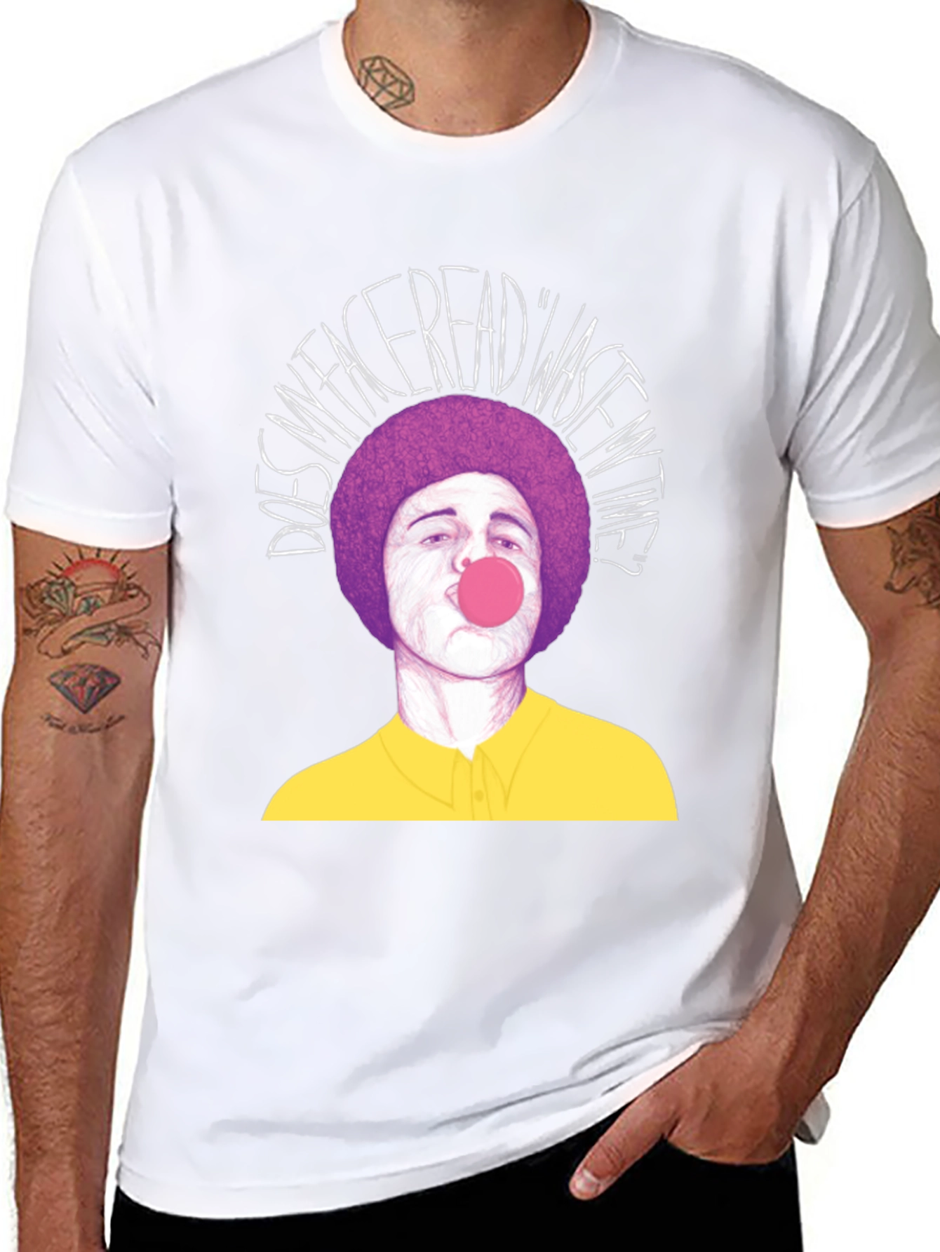 Graphic Tee - Bubblegum Statement T-Shirt