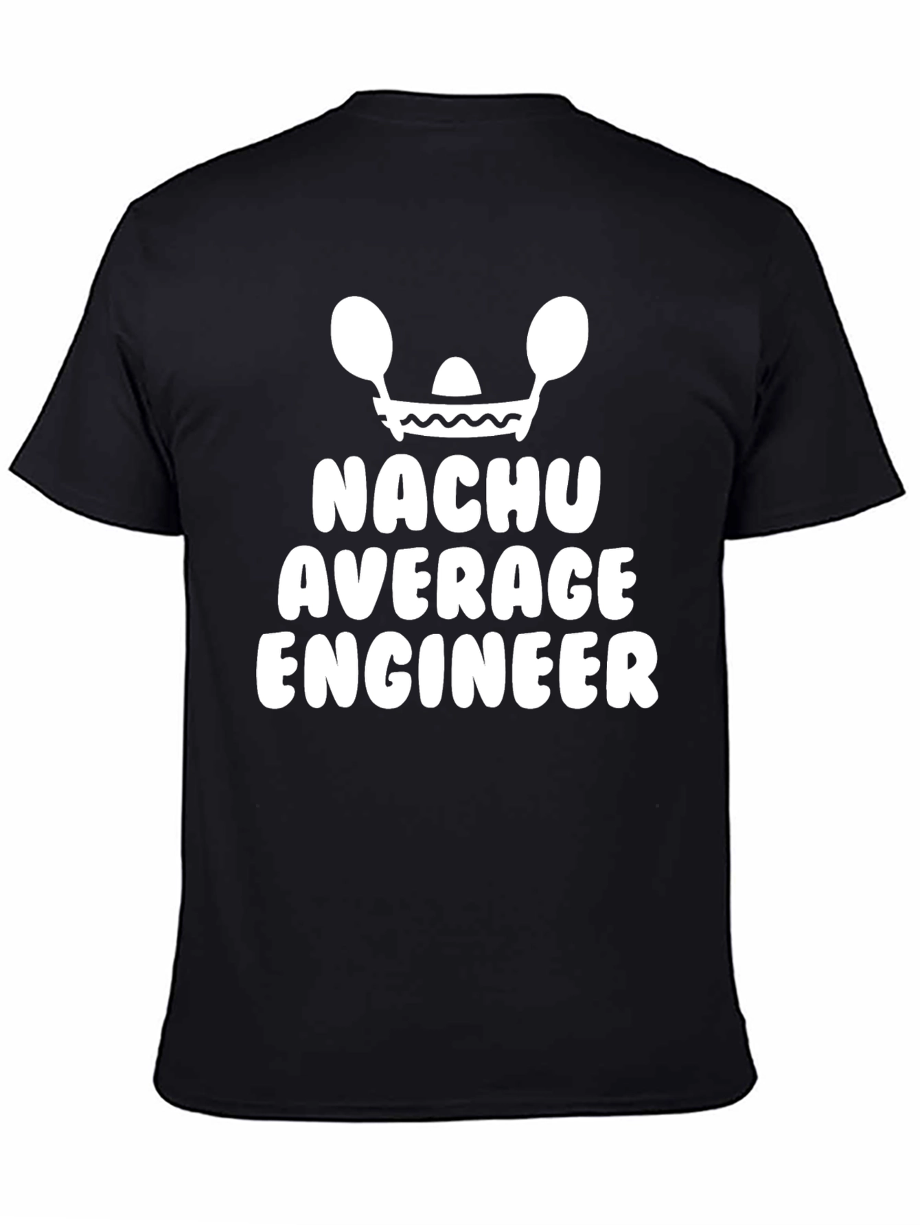 Funny Nachu Average Engineer Graphic T-Shirt