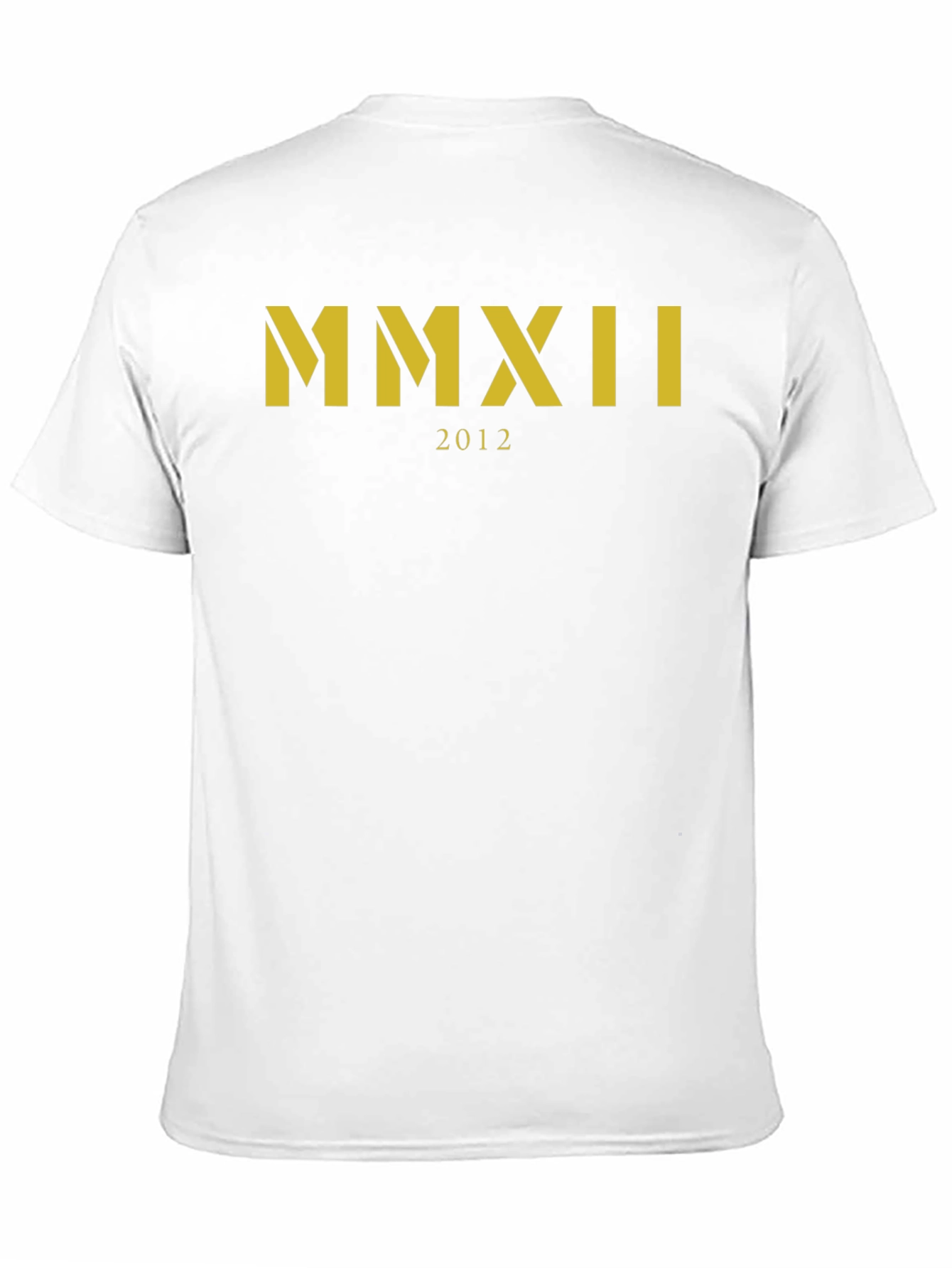 MMXII 2012 Graphic Tee - Black Crew Neck