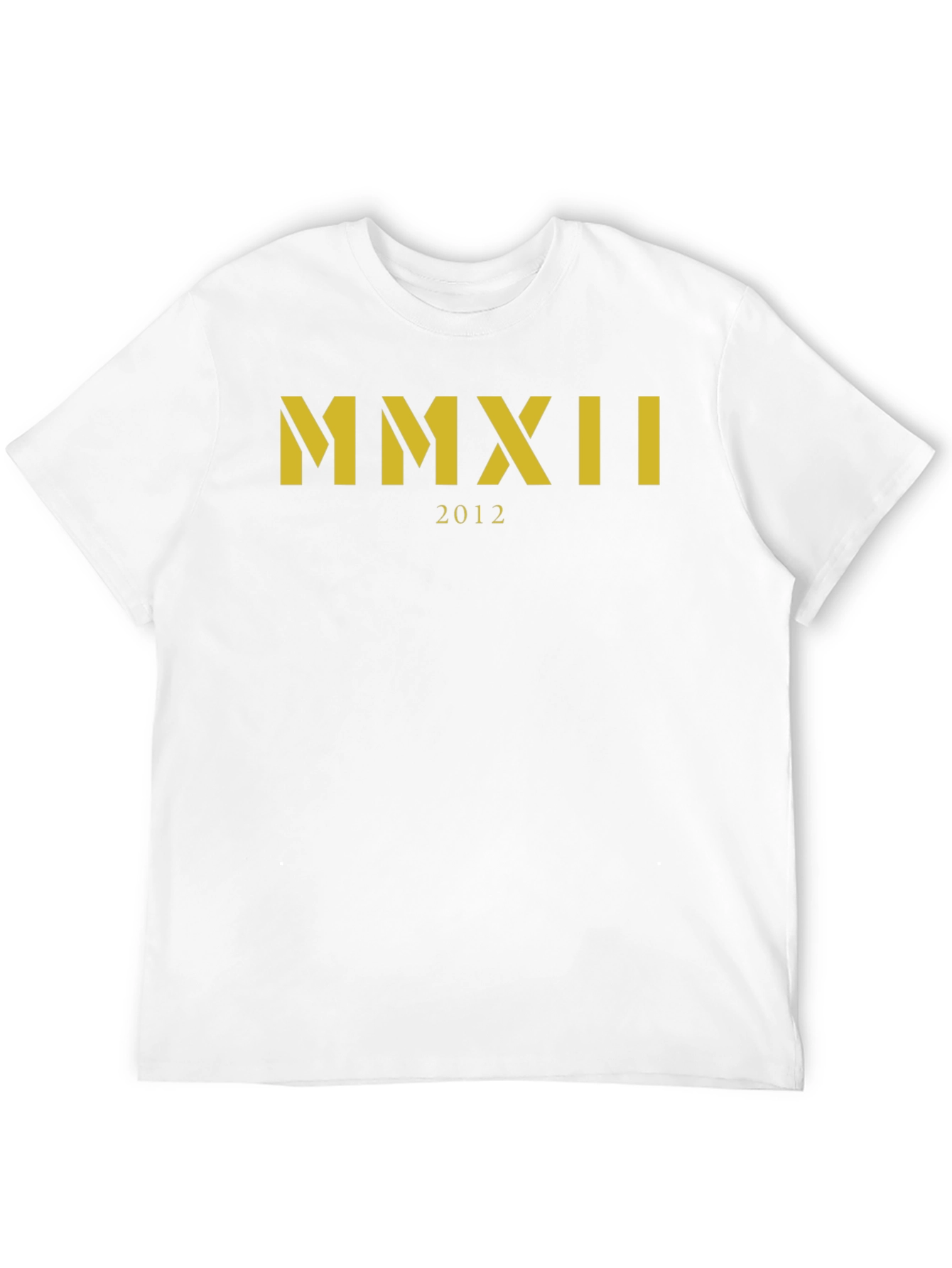 MMXII 2012 Graphic Tee - Black Crew Neck