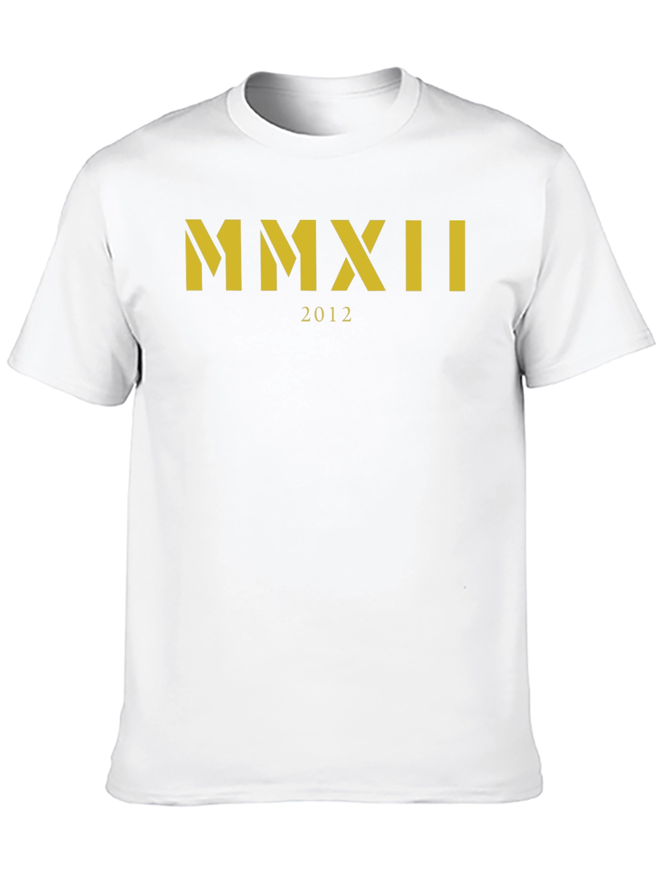 MMXII 2012 Graphic Tee - Black Crew Neck