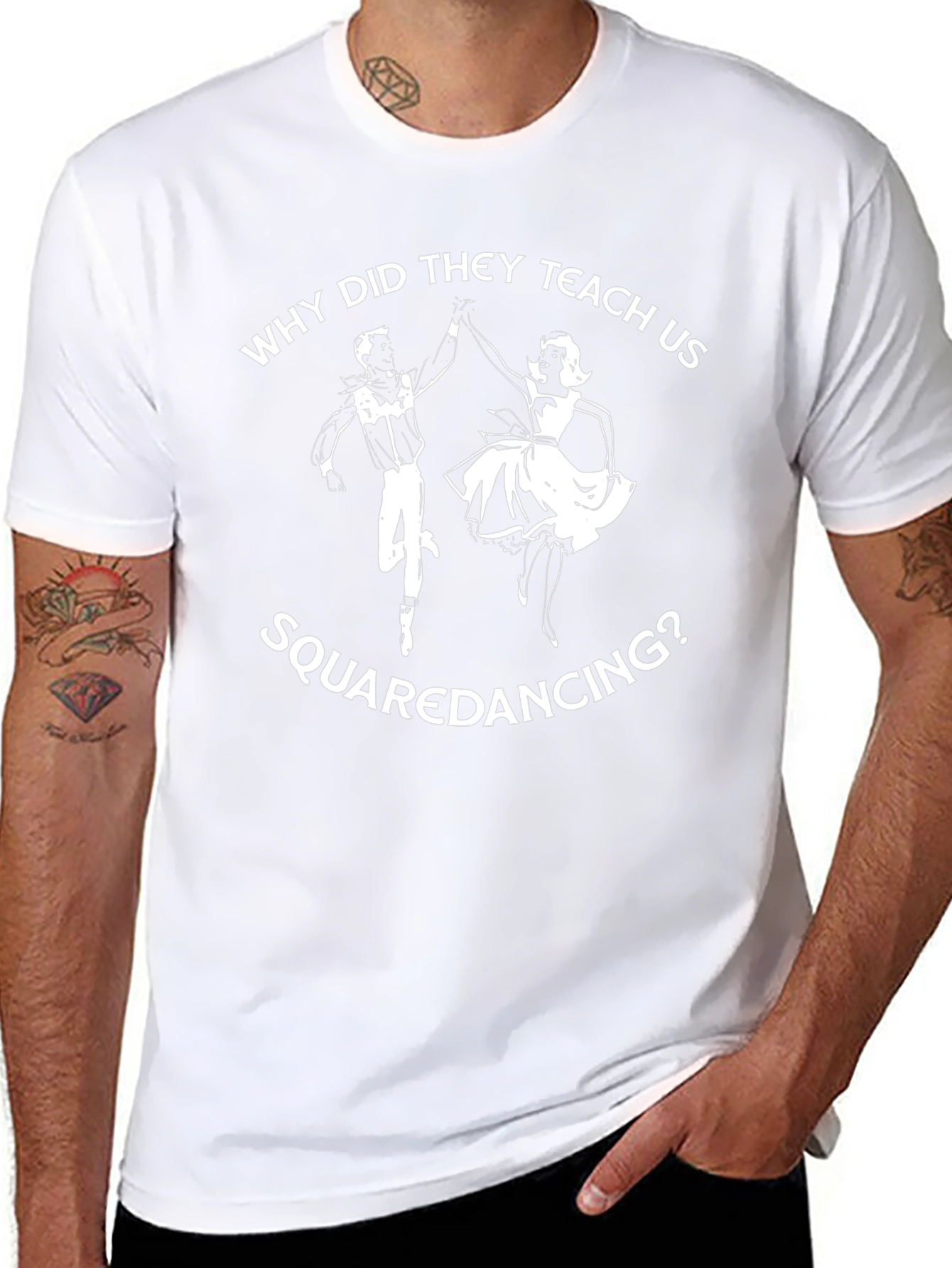 Funny Why Did They Teach Us Square Dancing T-Shirt