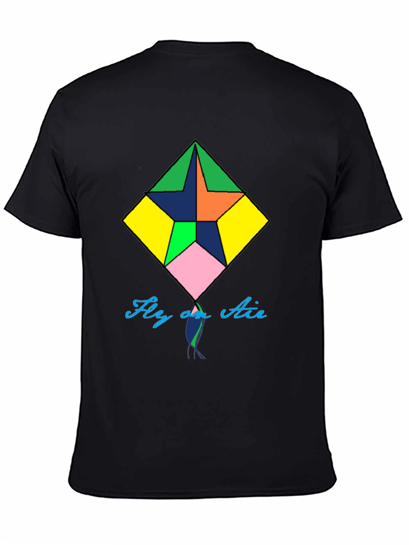 Geometric Kite Graphic Tee - Fly on Air
