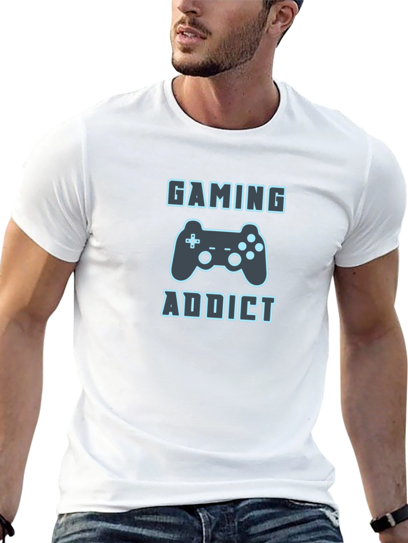 Gaming Addict Black T-Shirt