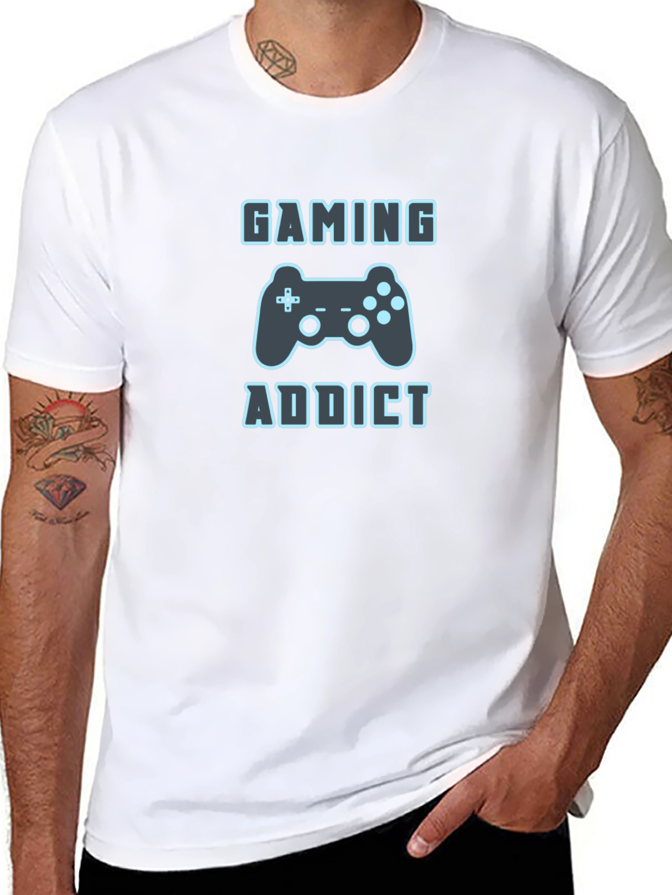 Gaming Addict Black T-Shirt