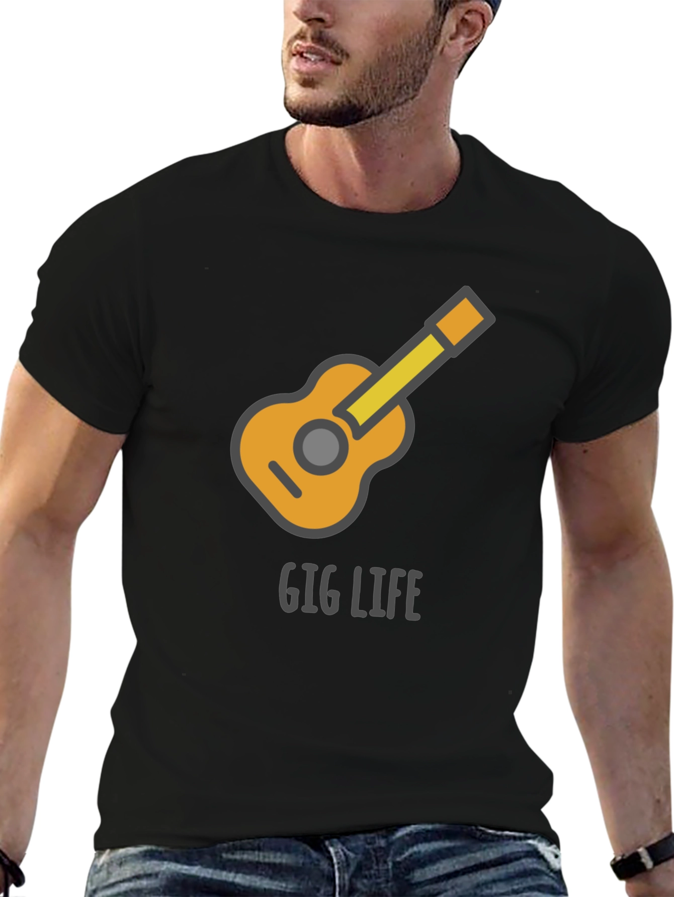 Gig Life Guitar T-Shirt - Musician Graphic Tee