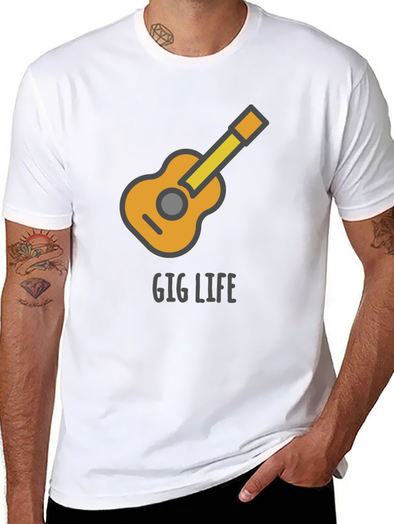 Gig Life Guitar T-Shirt - Musician Graphic Tee