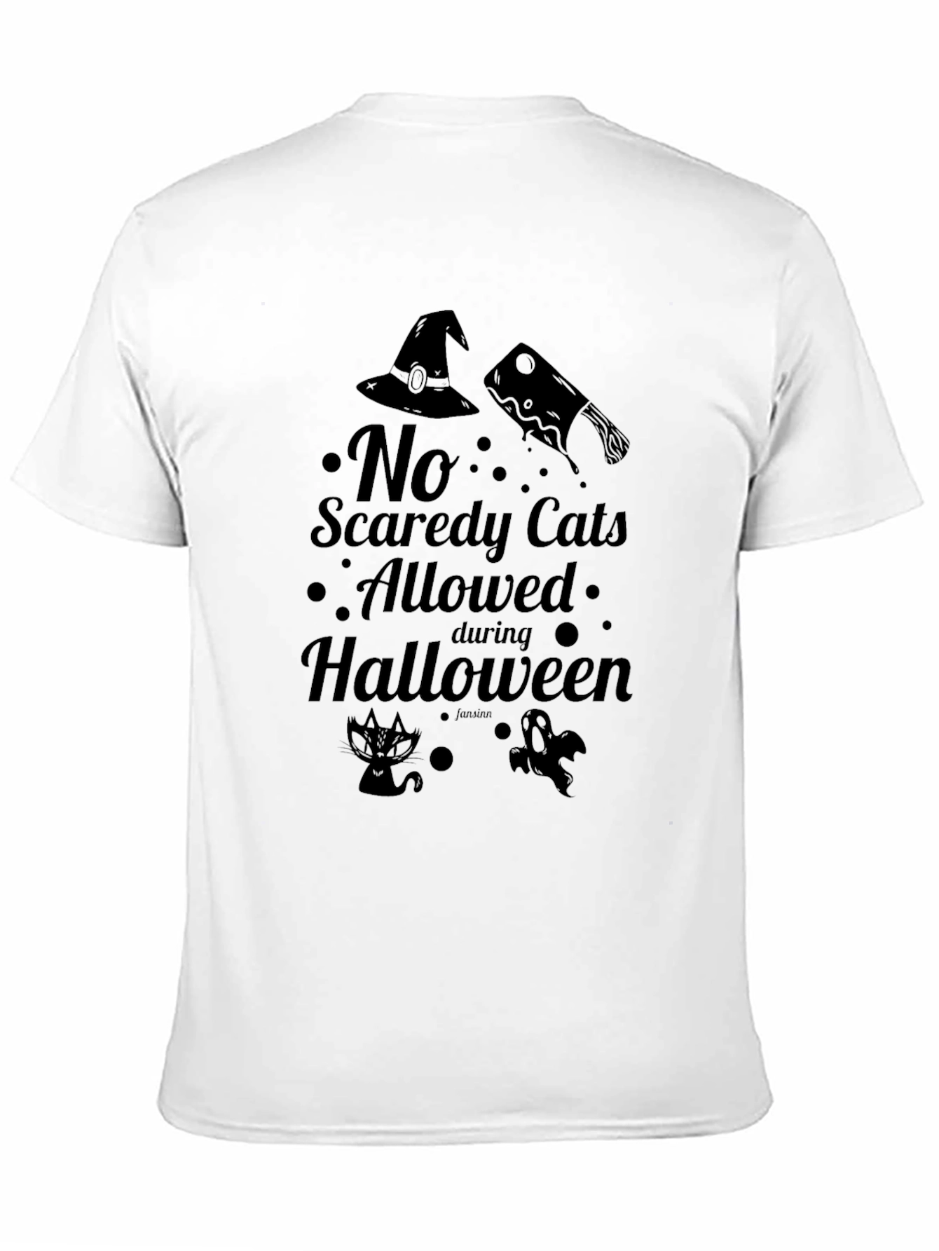 No Scaredy Cats Halloween T-Shirt