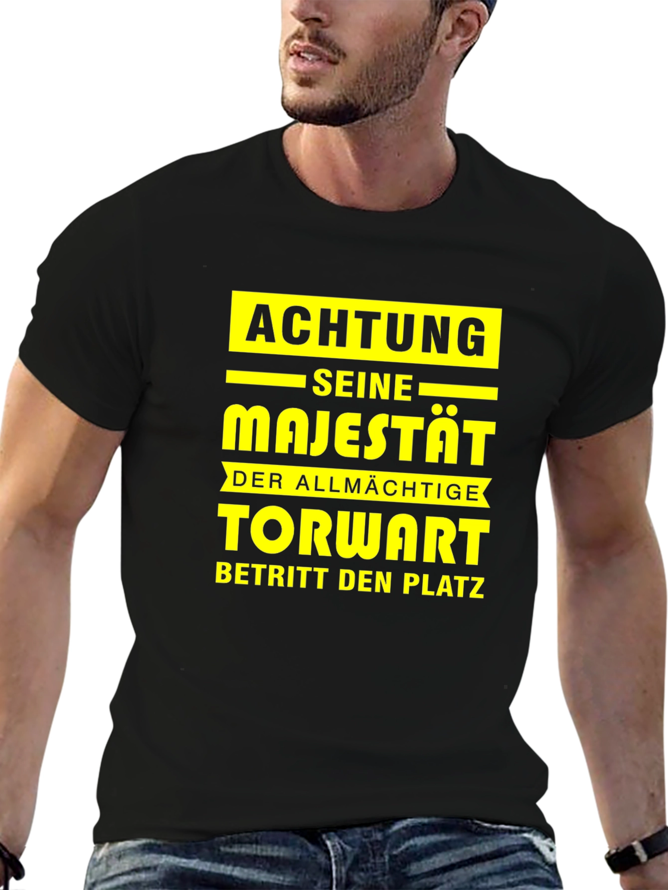 Achtung Seine Majestät T-Shirt: Goalie Pride