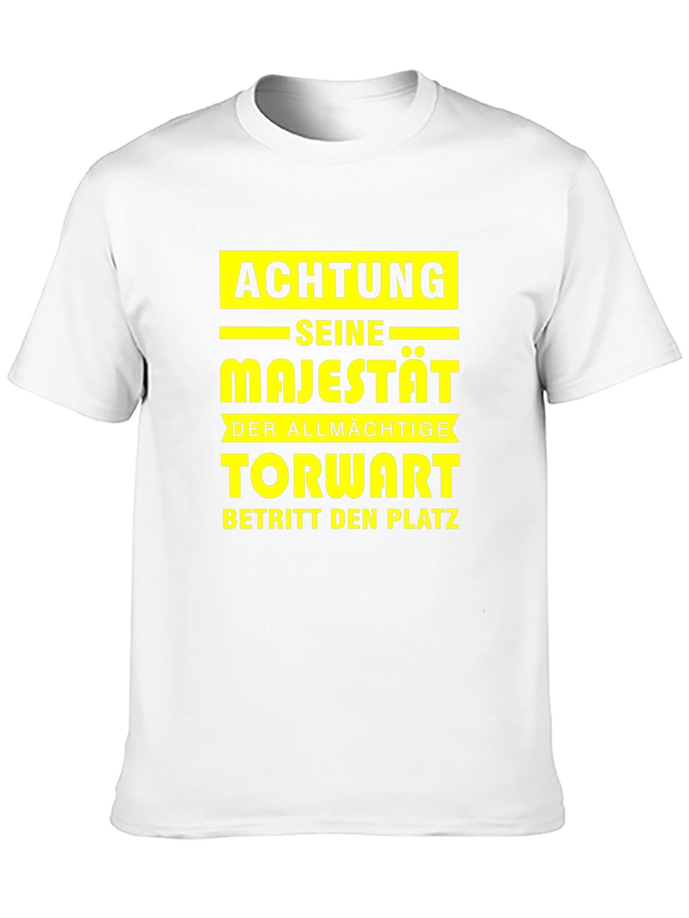 Achtung Seine Majestät T-Shirt: Goalie Pride