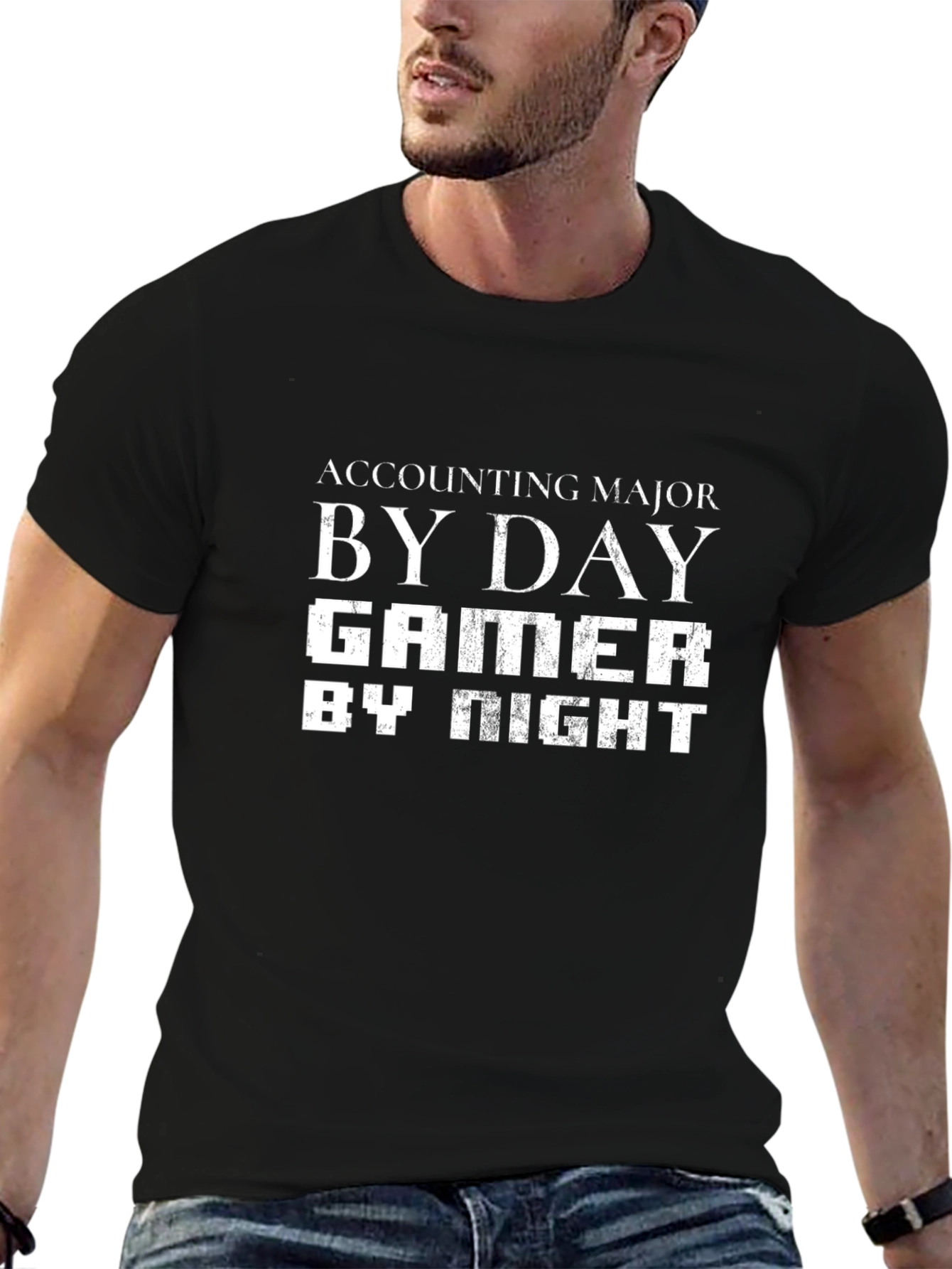 Accounting Major Gamer Graphic T-Shirt