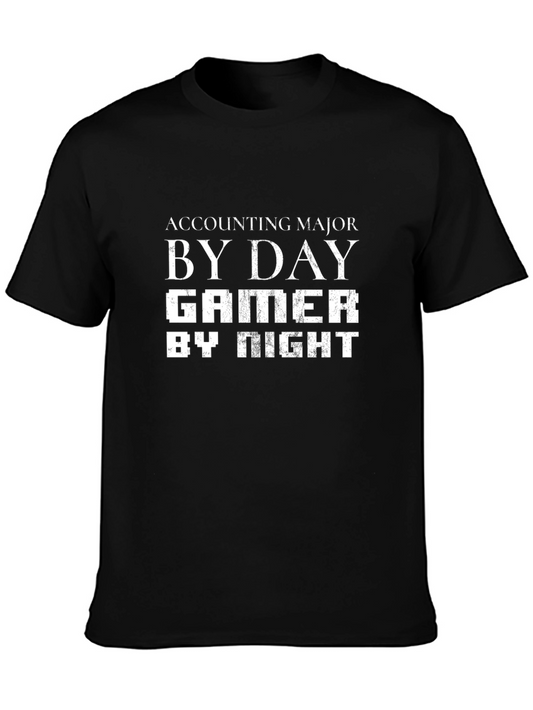 Accounting Major Gamer Graphic T-Shirt
