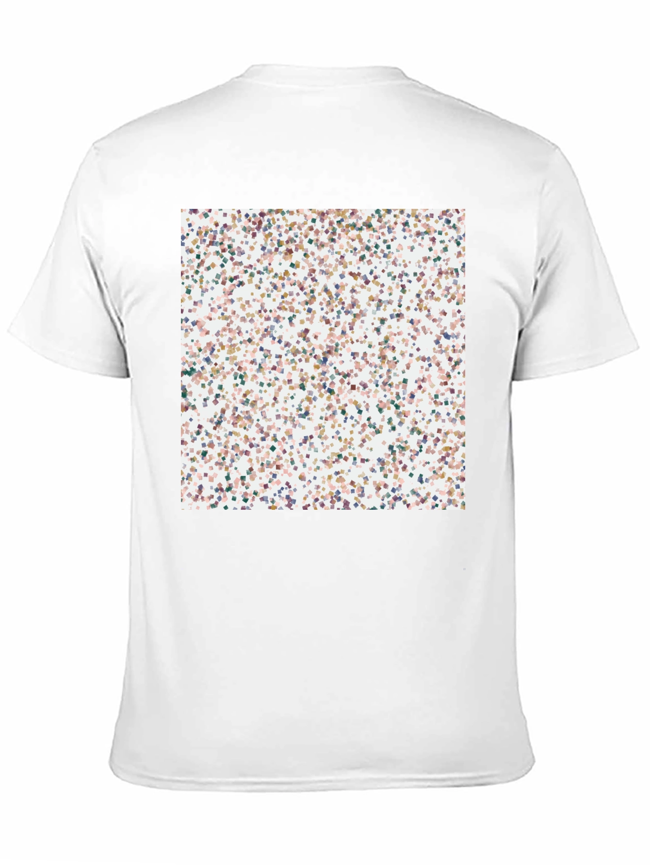 Abstract Pattern Black T-Shirt for Men