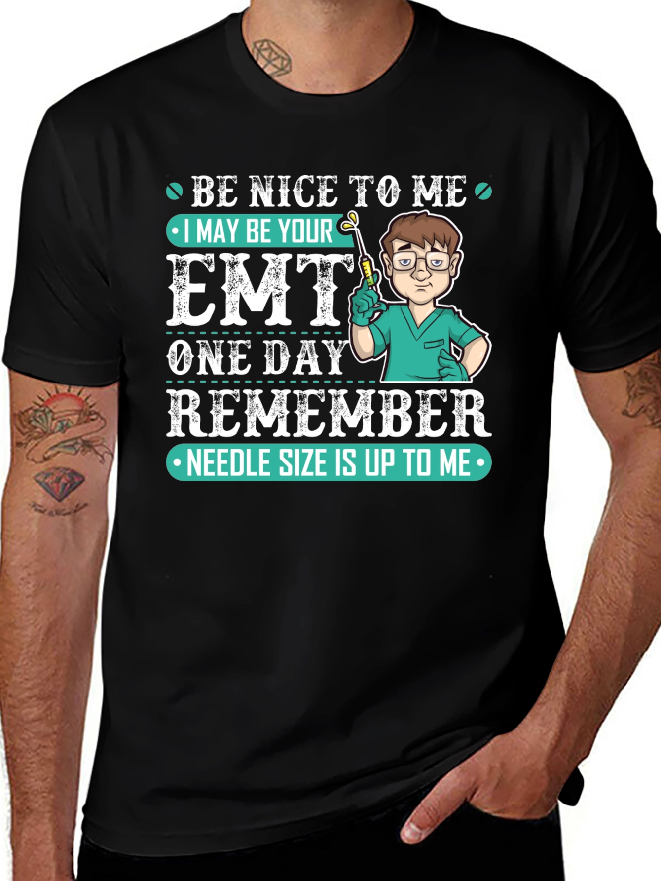 Be Nice to Me EMT T-Shirt