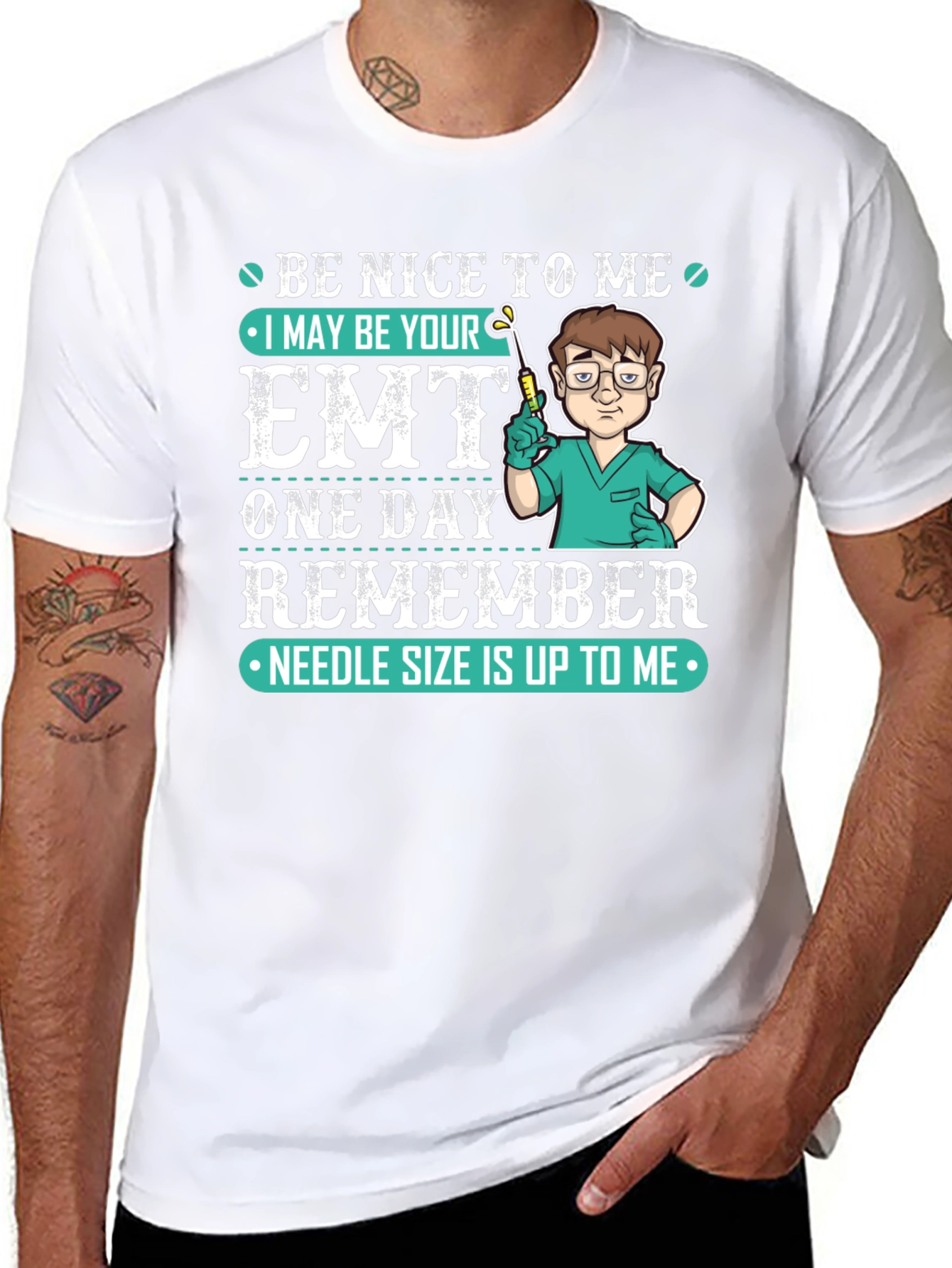 Be Nice to Me EMT T-Shirt