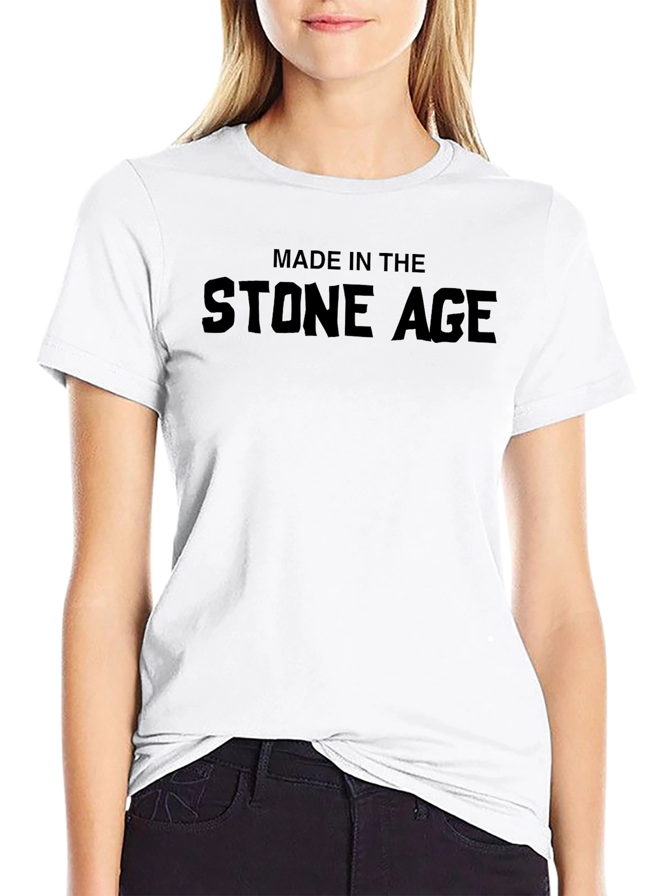Made in the Stone Age Black Graphic Tee