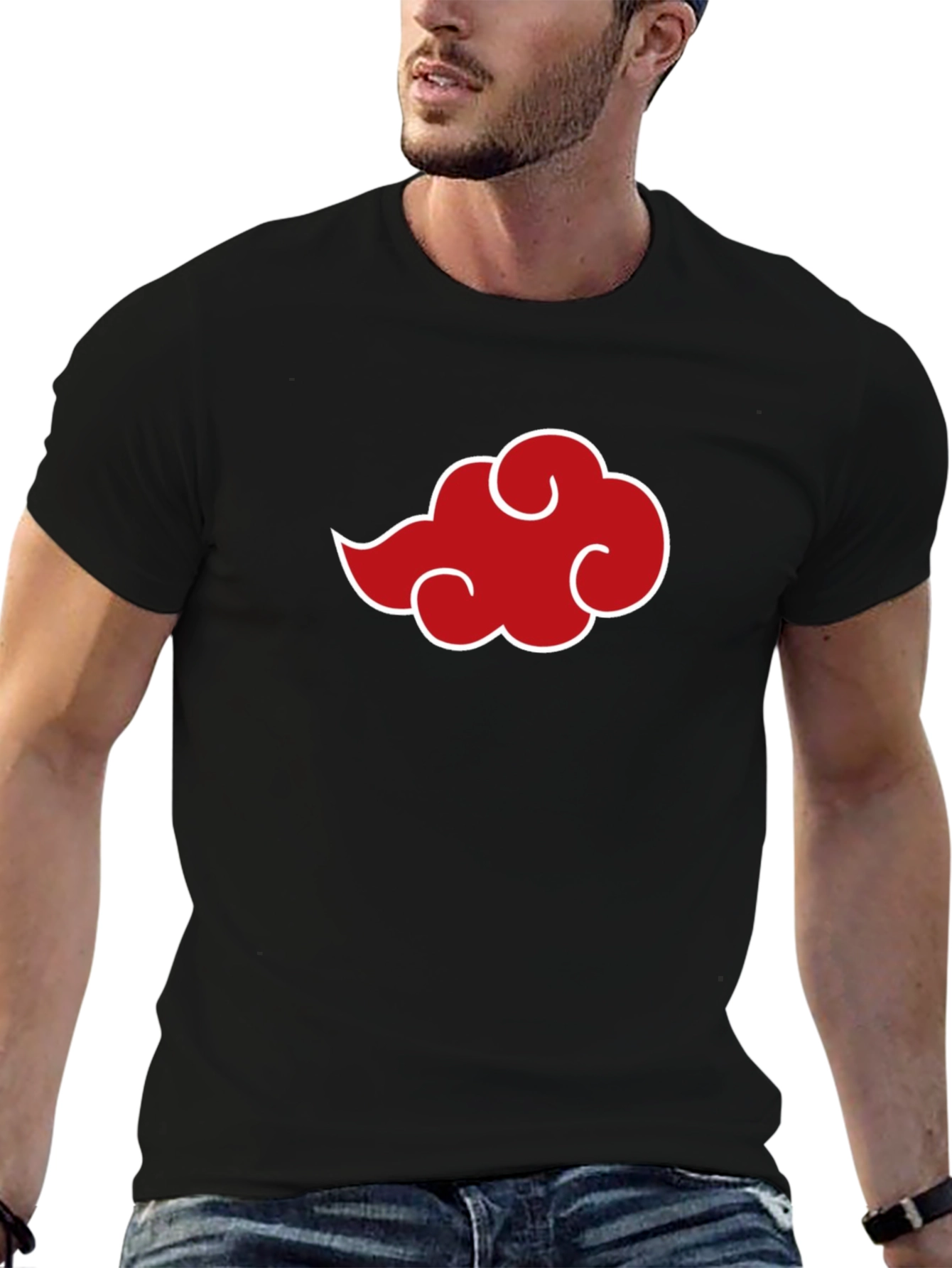 Akatsuki Cloud Graphic Tee - Anime Inspired T-Shirt