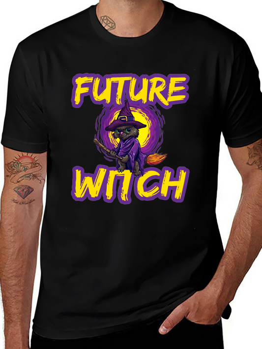 Future Witch Cat Halloween T-Shirt