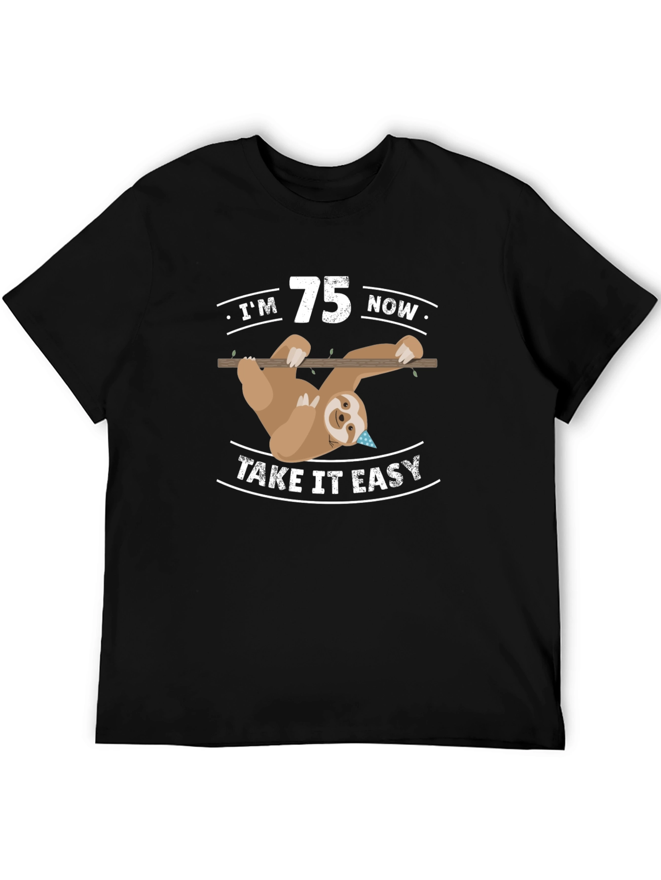 75th Birthday Sloth T-Shirt