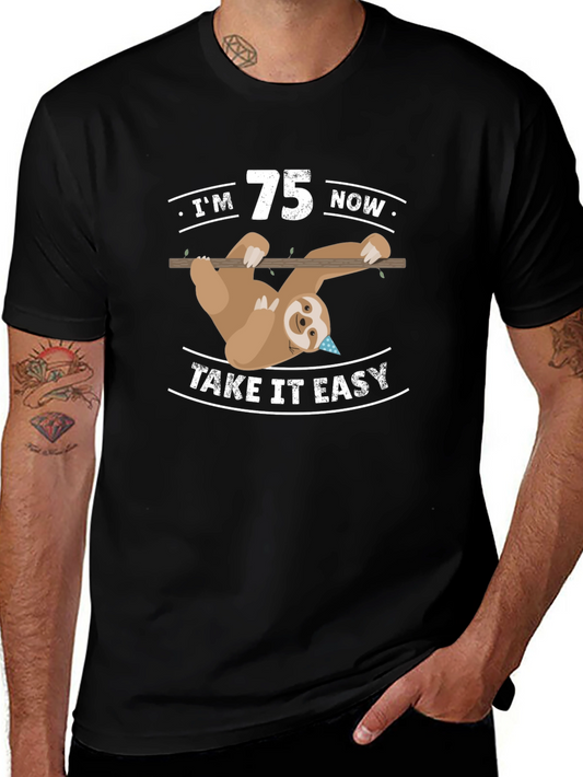 75th Birthday Sloth T-Shirt