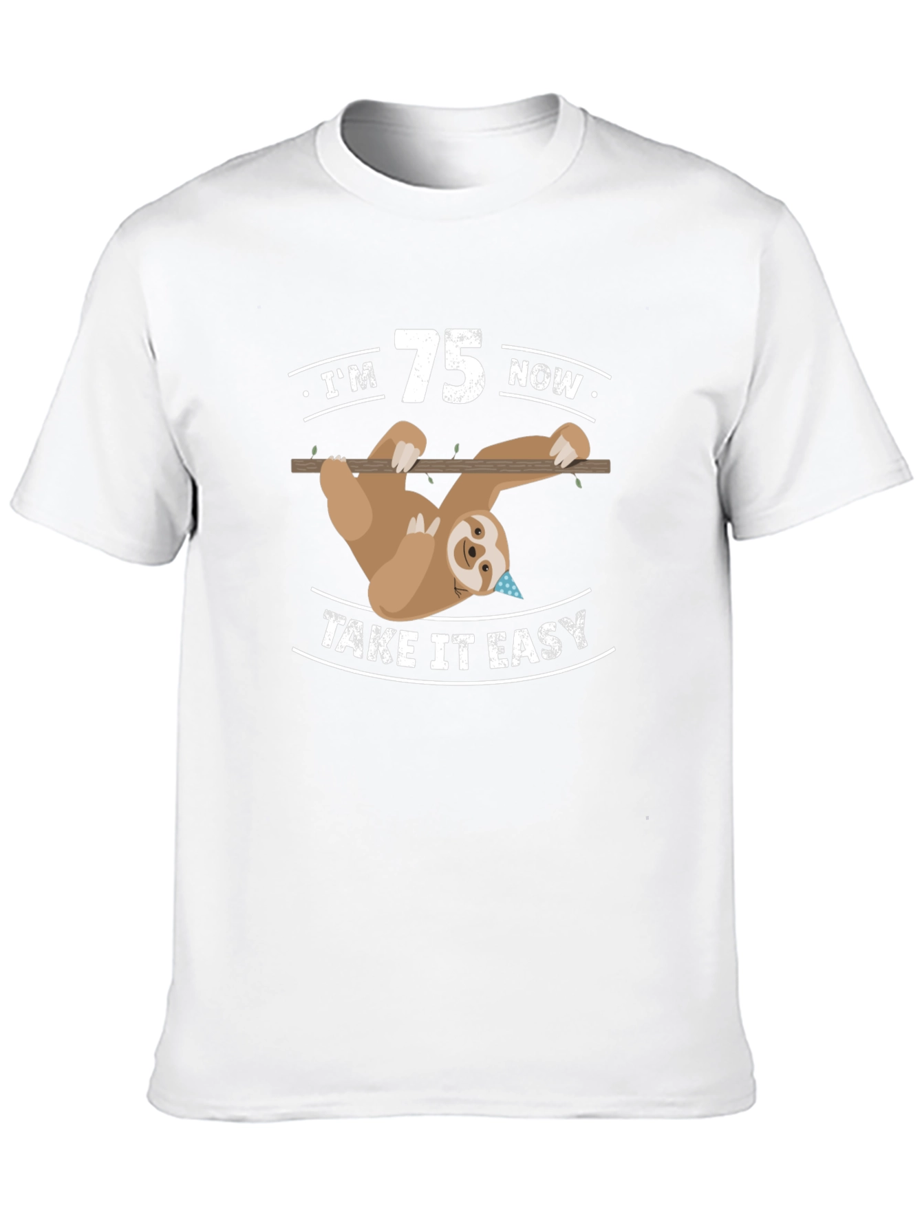 75th Birthday Sloth T-Shirt