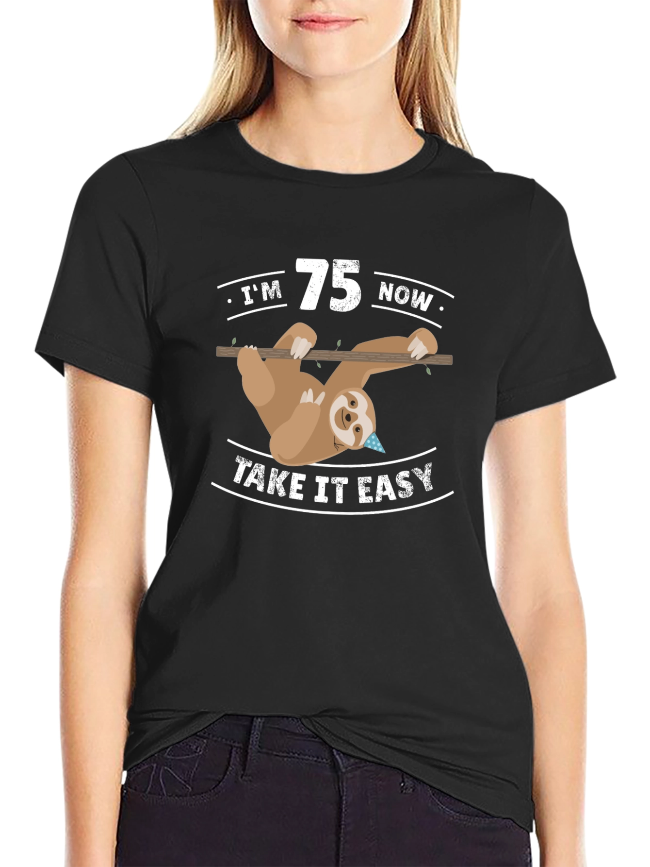 75th Birthday Sloth T-Shirt