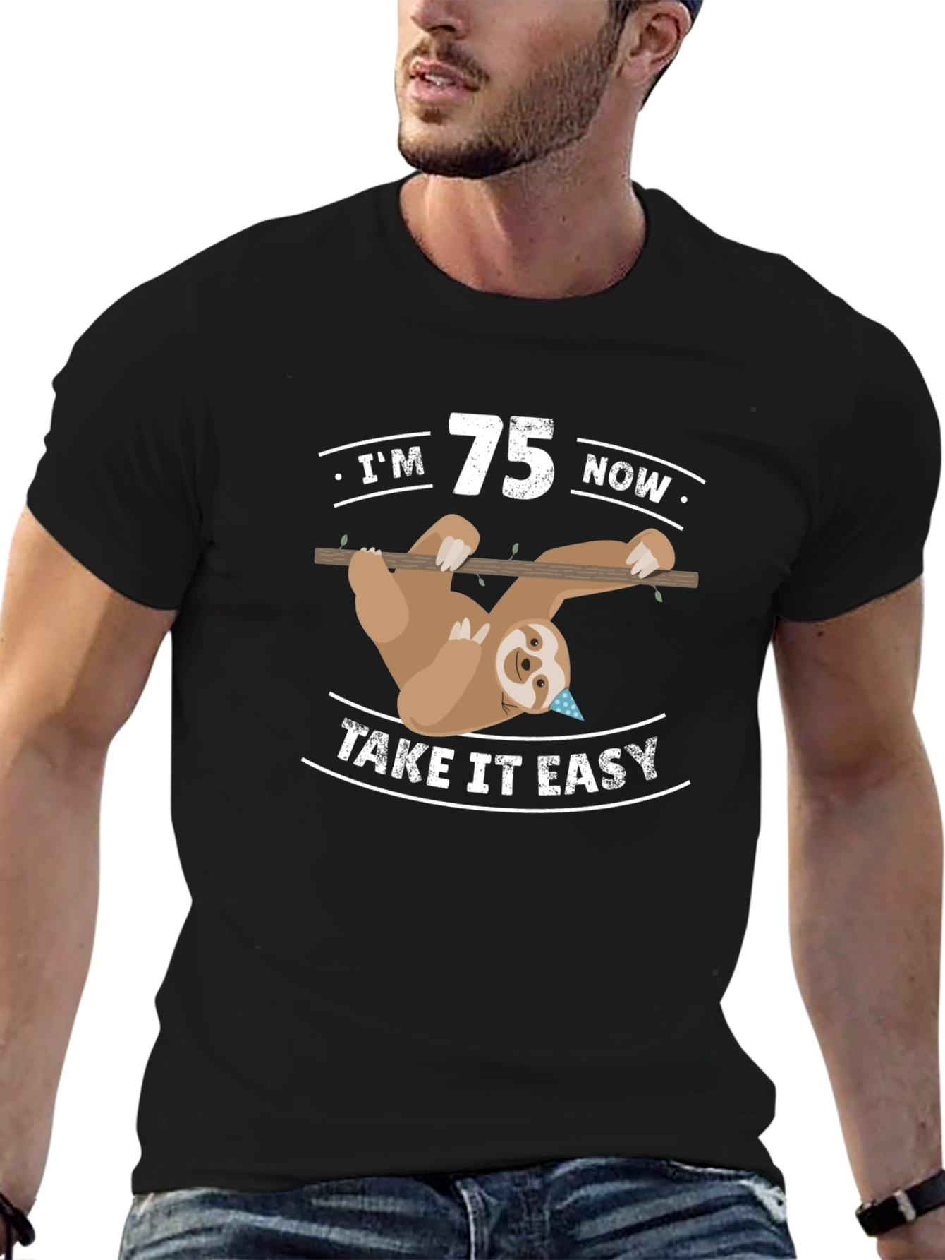 75th Birthday Sloth T-Shirt