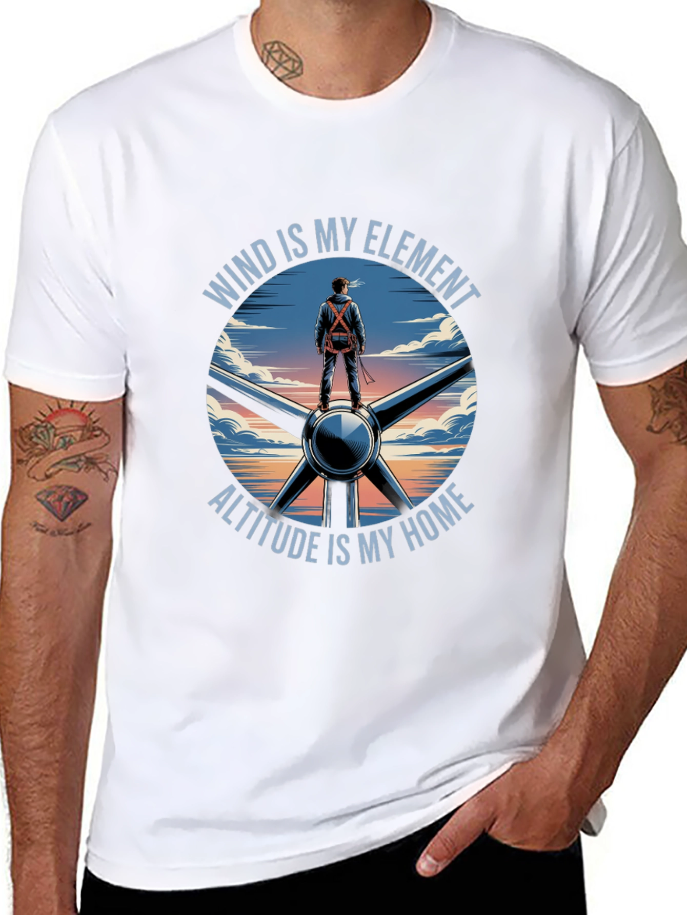 Wind Element Altitude Home T-Shirt