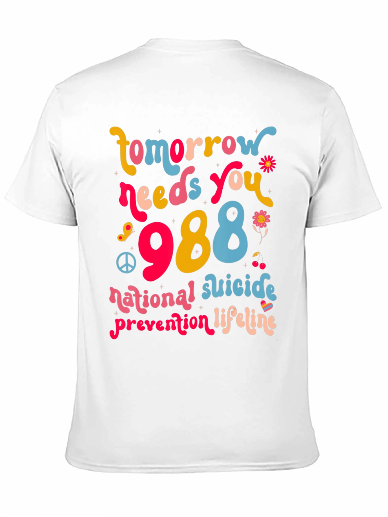 988 Suicide Prevention Lifeline Graphic Tee