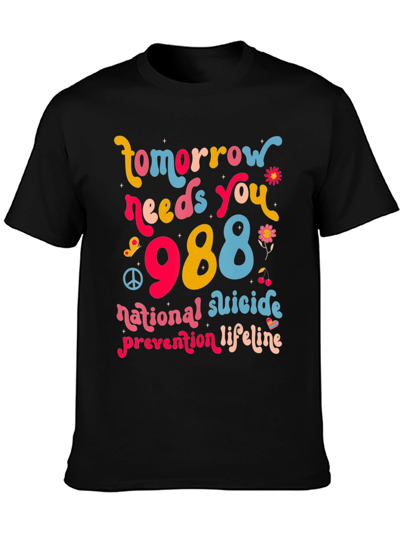 988 Suicide Prevention Lifeline Graphic Tee