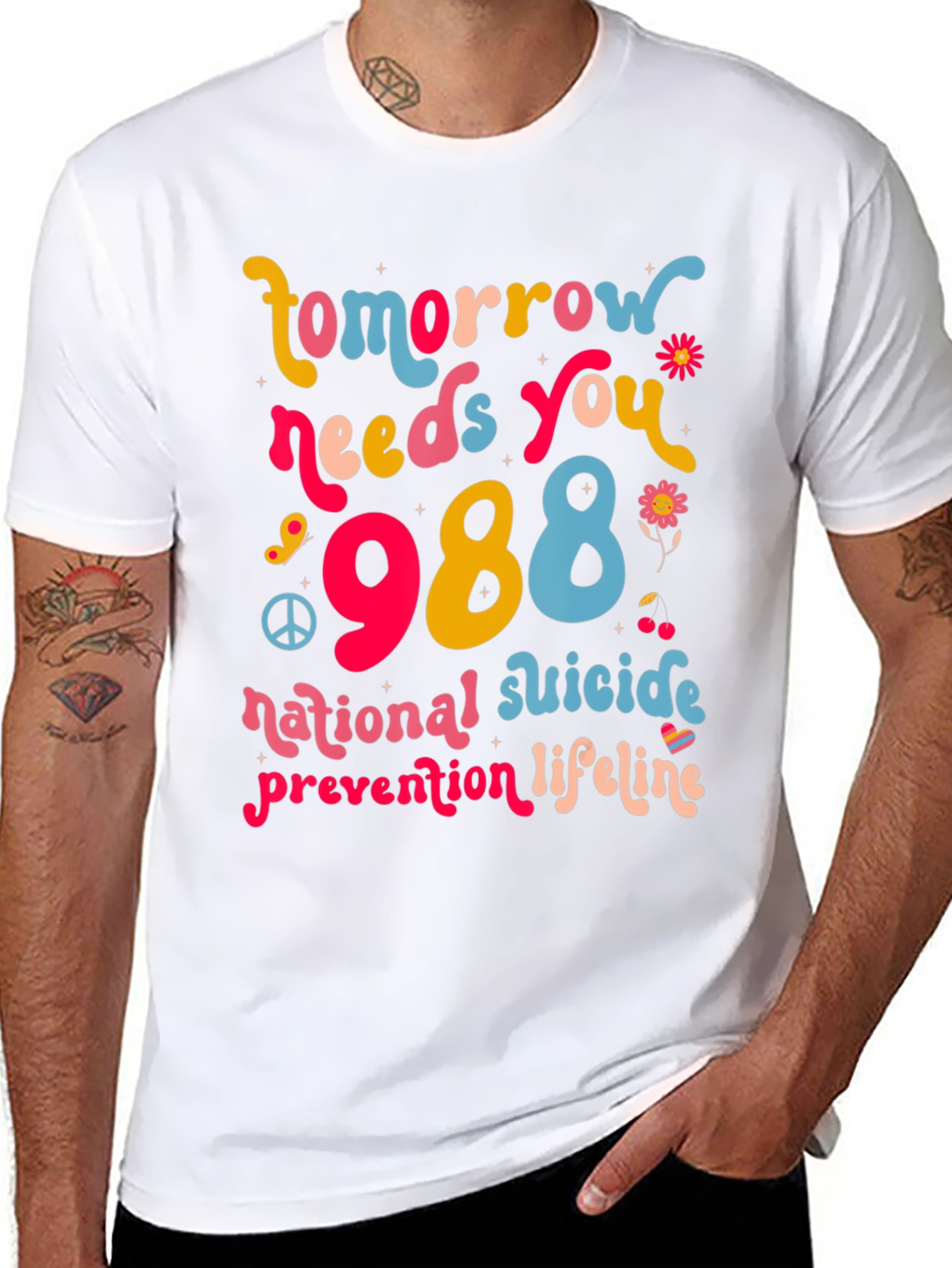 988 Suicide Prevention Lifeline Graphic Tee