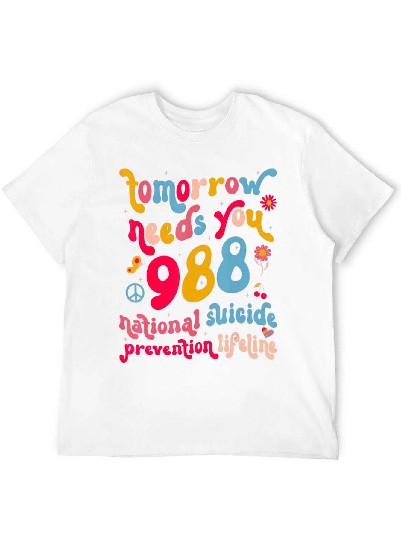 988 Suicide Prevention Lifeline Graphic Tee